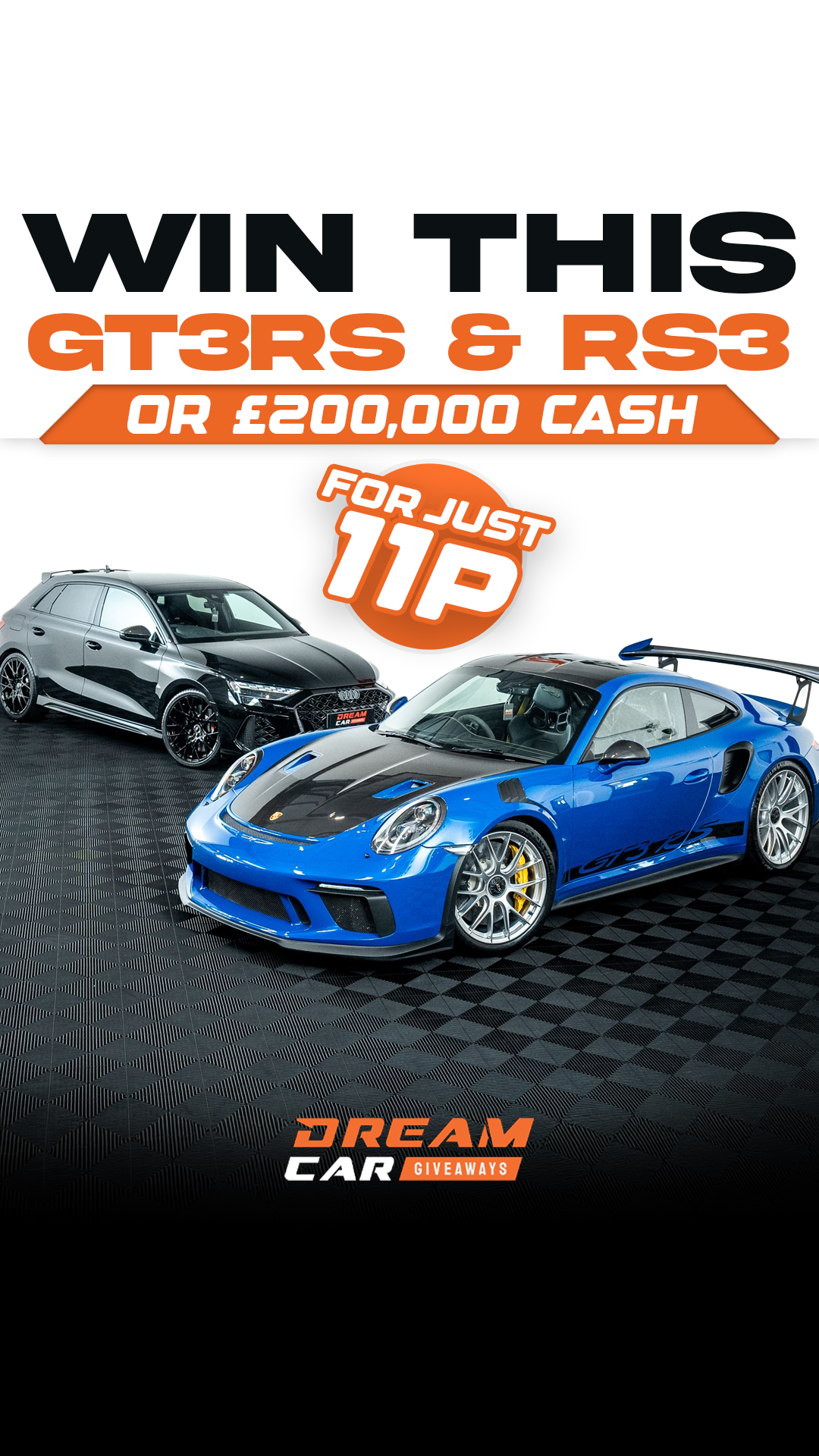 Dream Car Giveaways Facebook ad