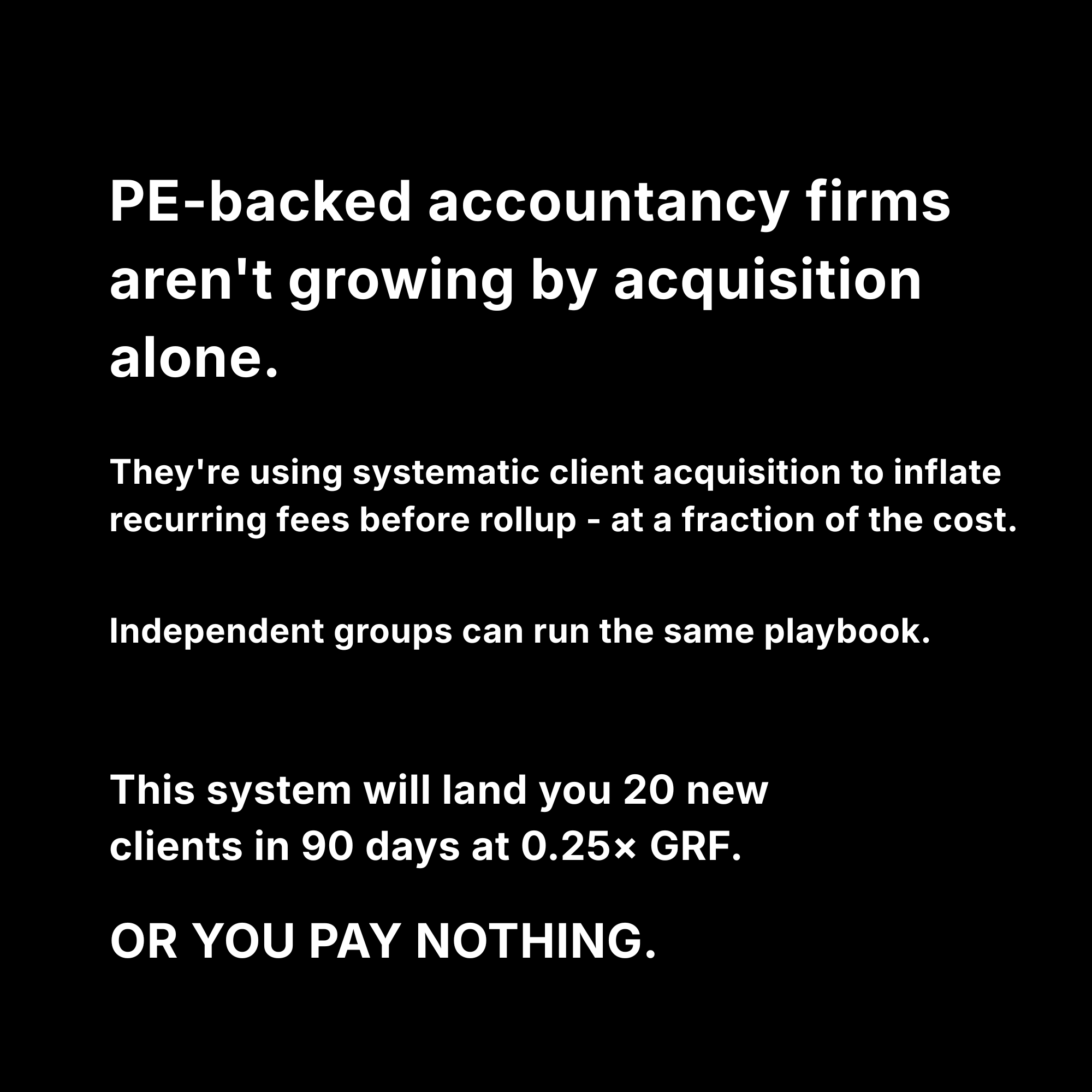 Neptune Growth Partners Facebook ad: Stop Overpaying for Acquisitions