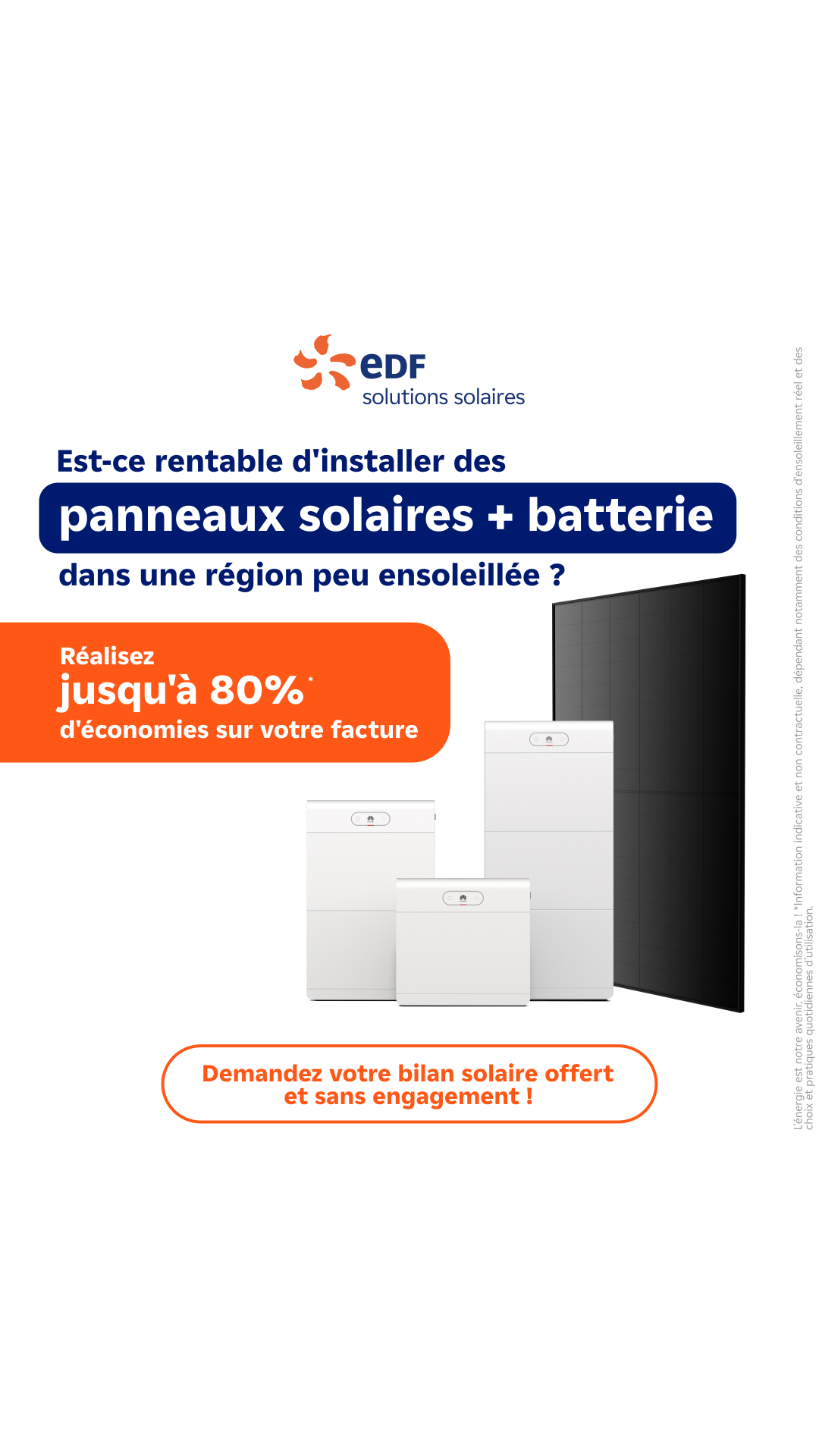 Mes offres EDF solutions solaires Facebook ad