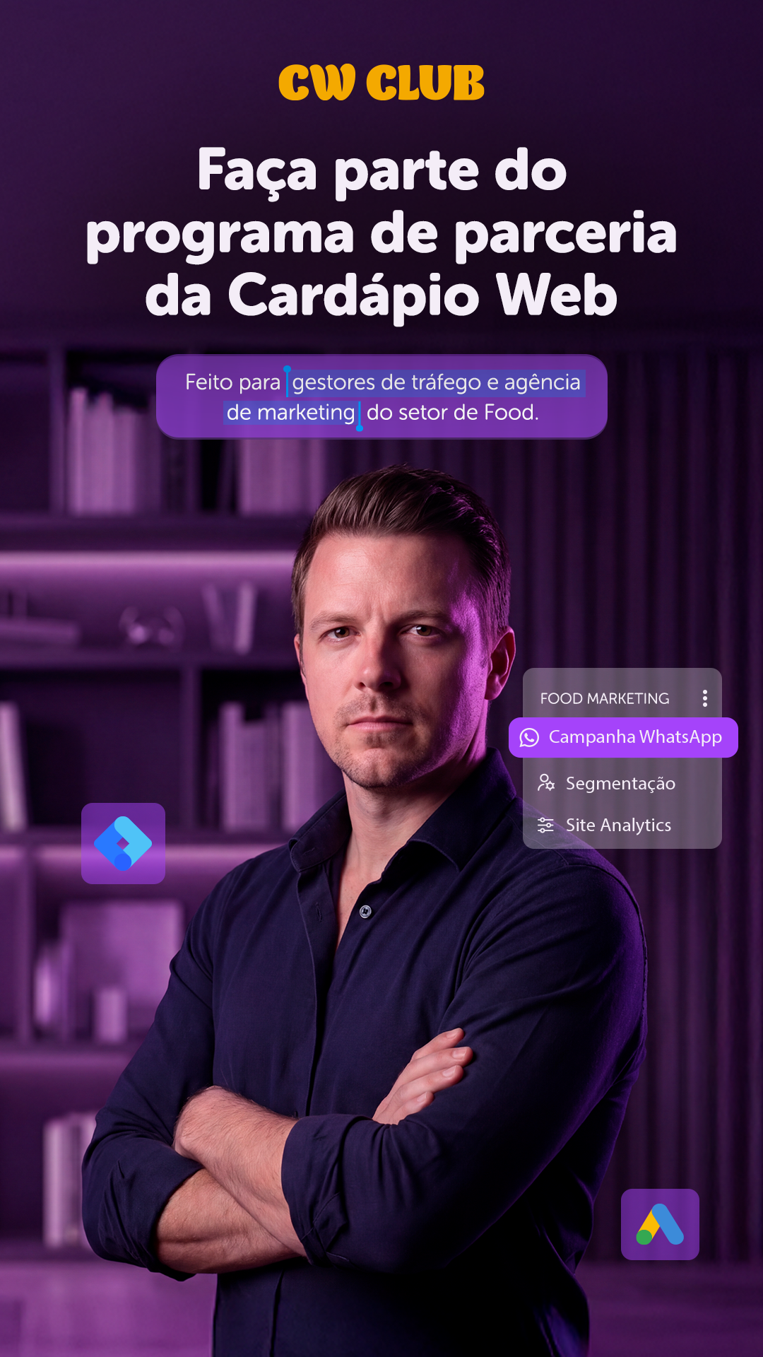 Cardápio Web Facebook ad
