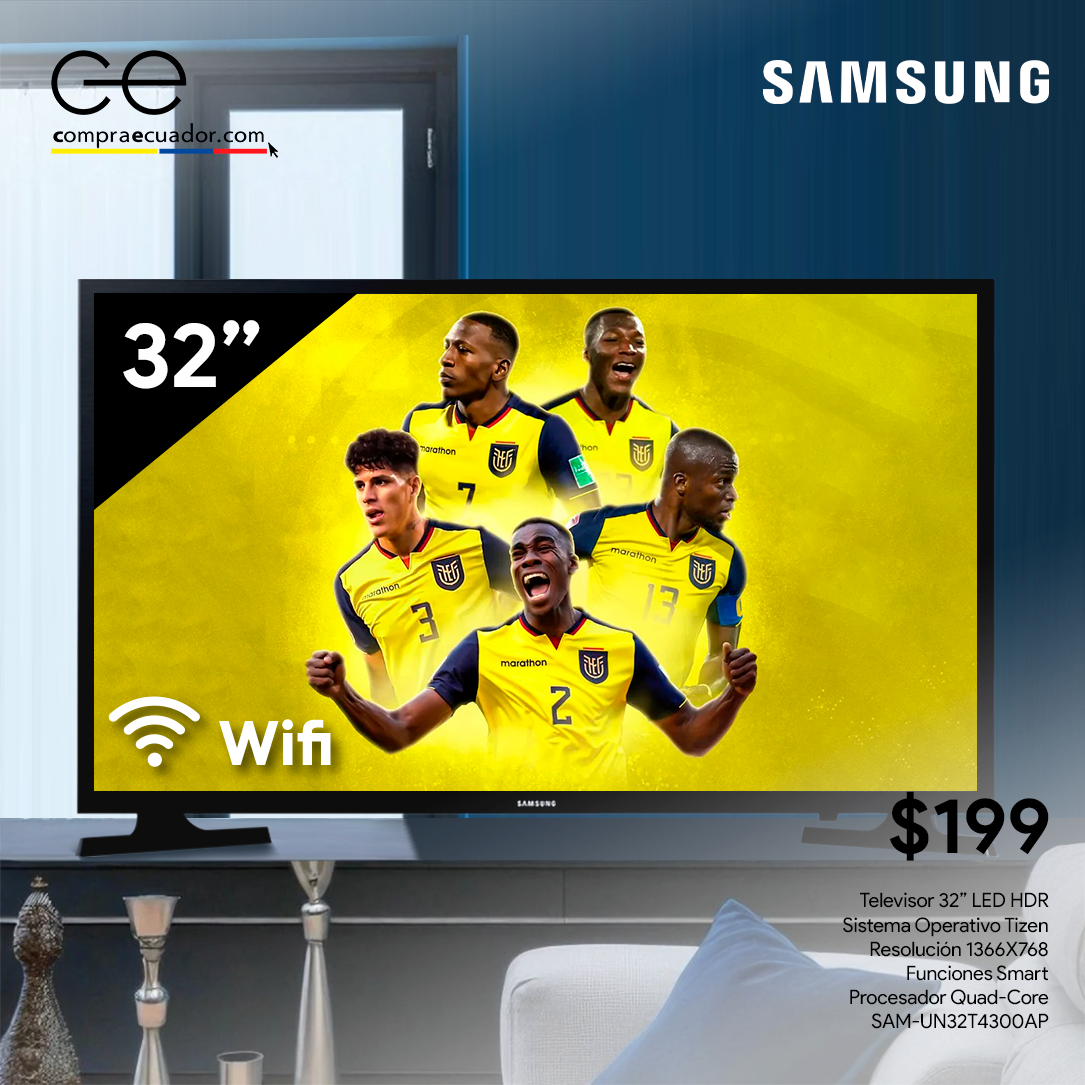 Compraecuador Facebook ad: Samsung SmartTV!