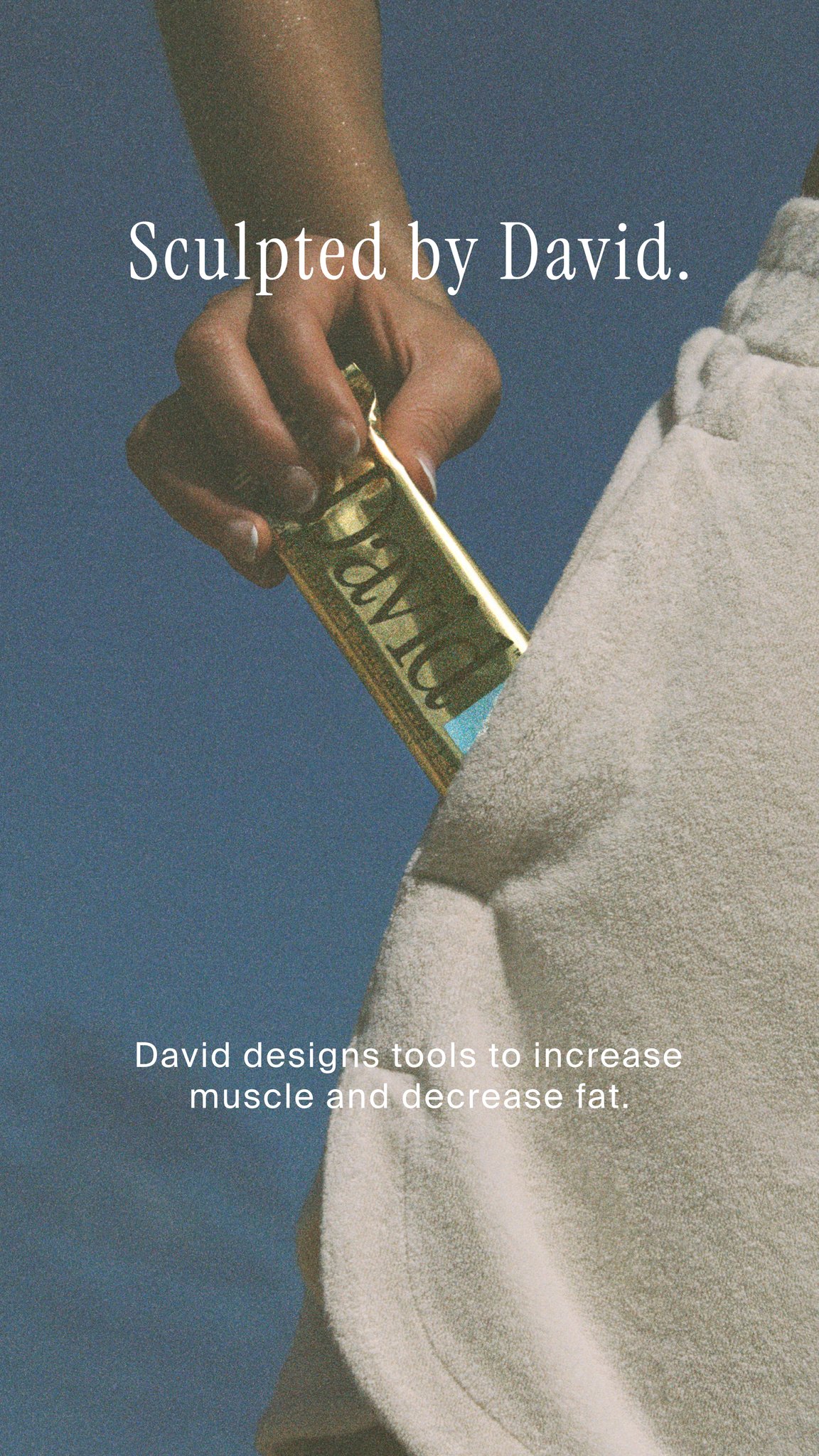 David Protein Facebook ad