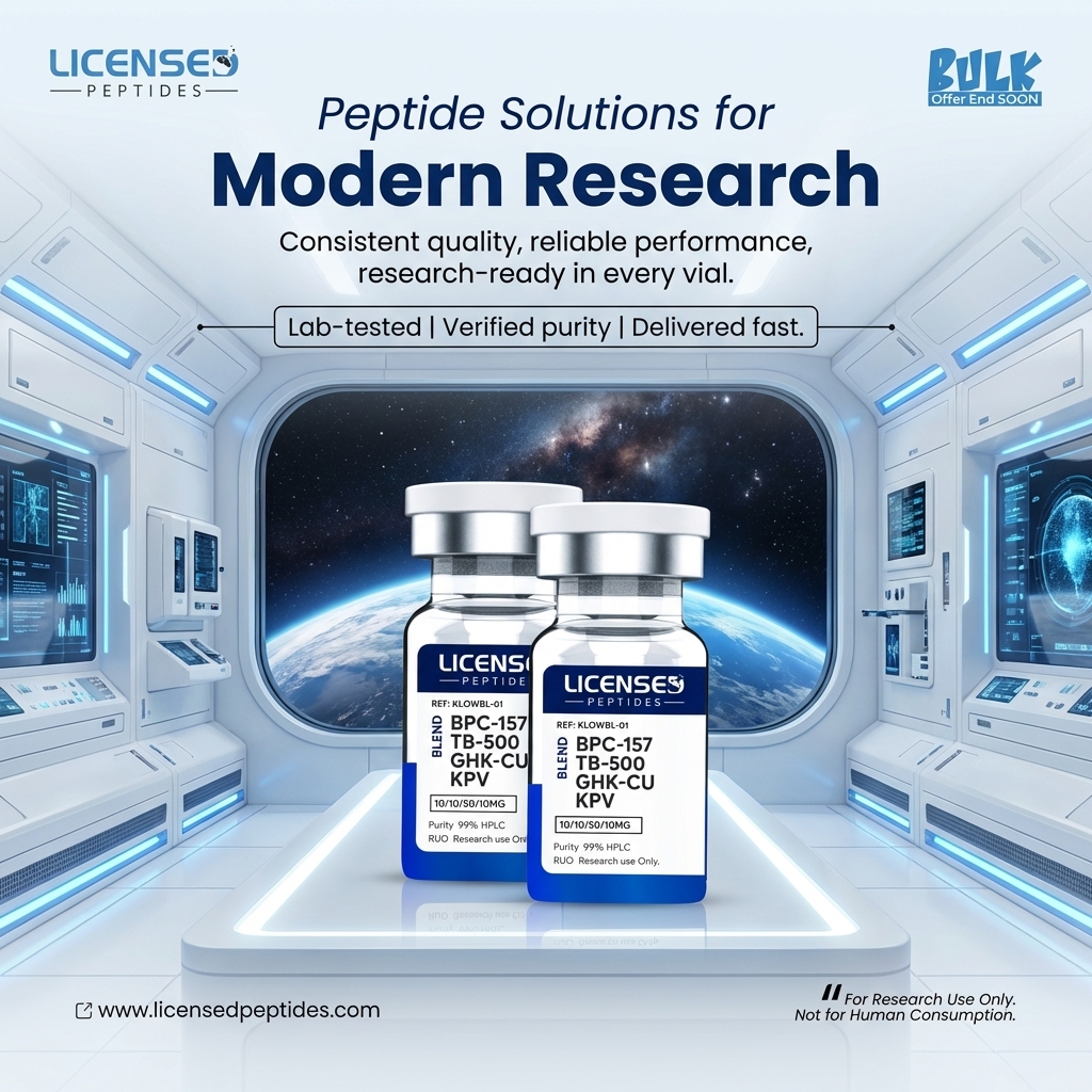 LicensedPeptides Facebook ad