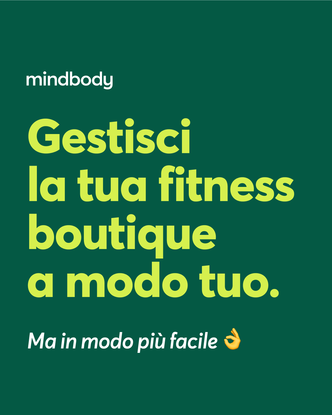 Mindbody Facebook ad
