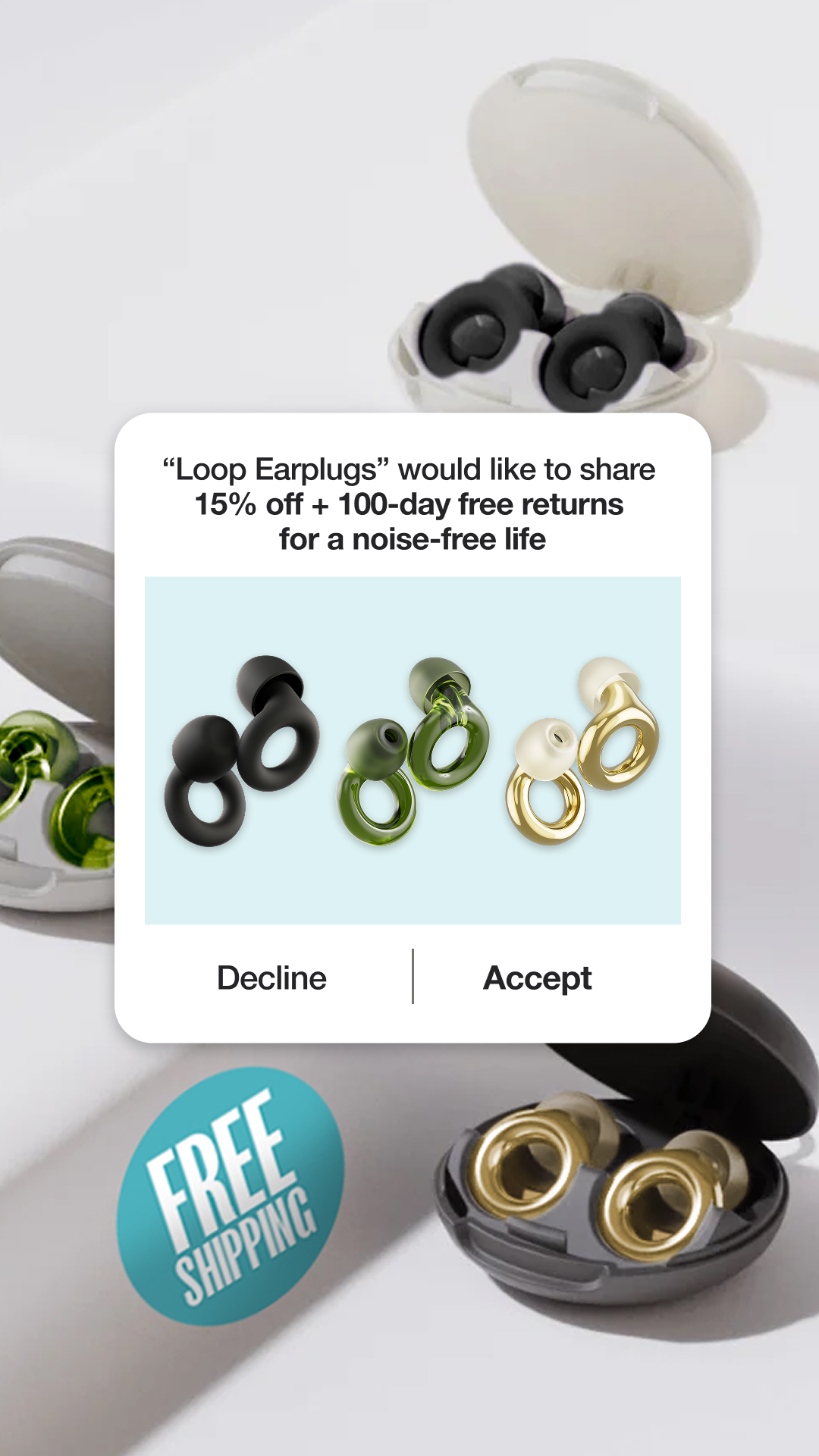 Loop Facebook ad