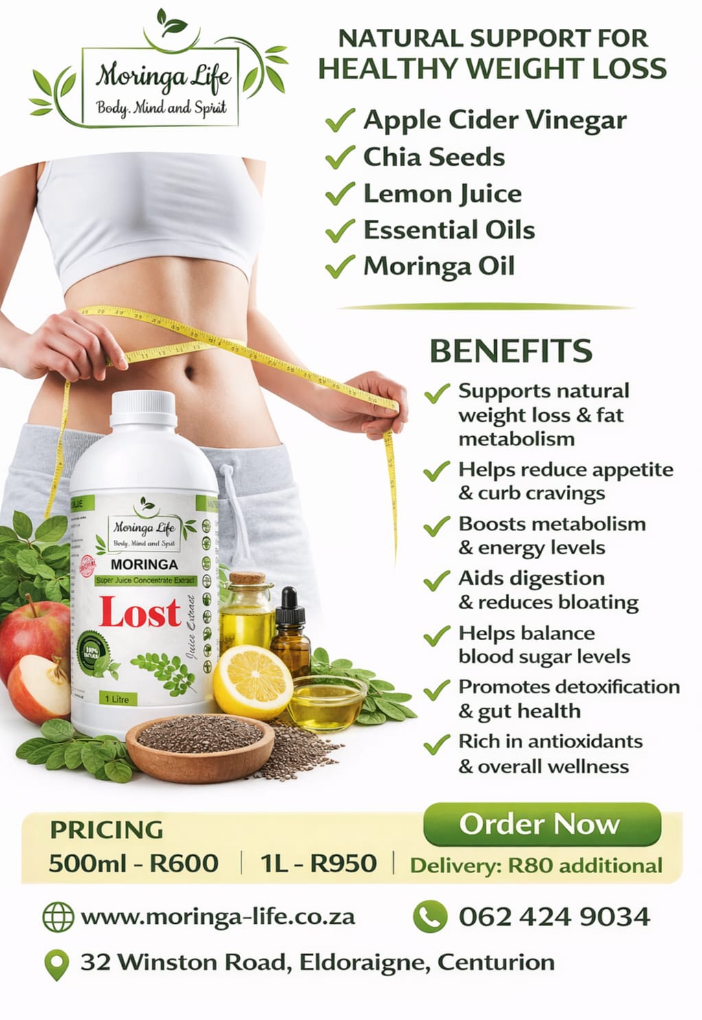 Moringa Life 32 Winston str Eldoraigne Centurion Facebook ad