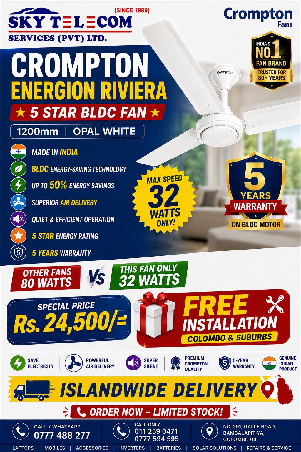 Sky Telecom Services Pvt Ltd . Facebook ad