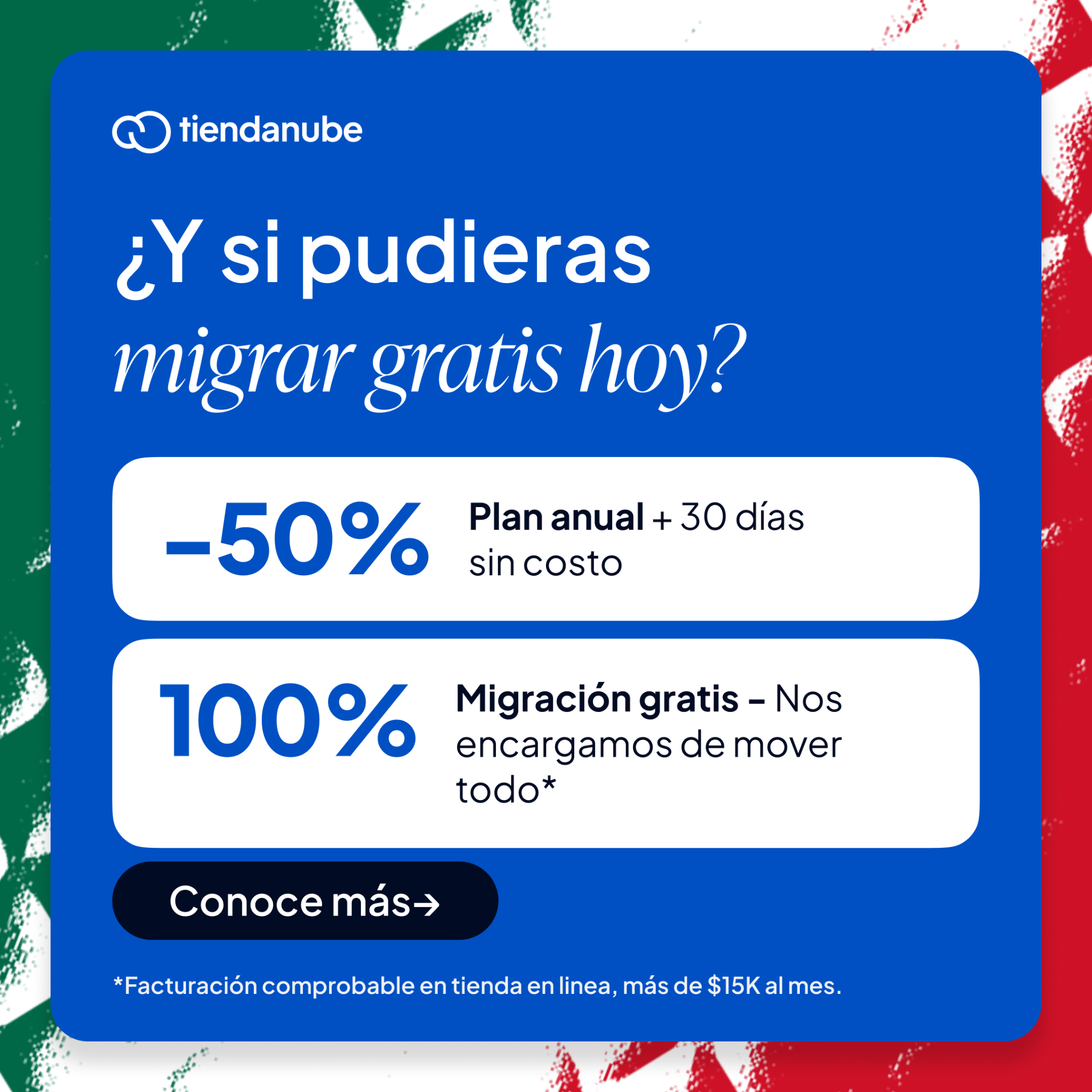 Tiendanube México Facebook ad