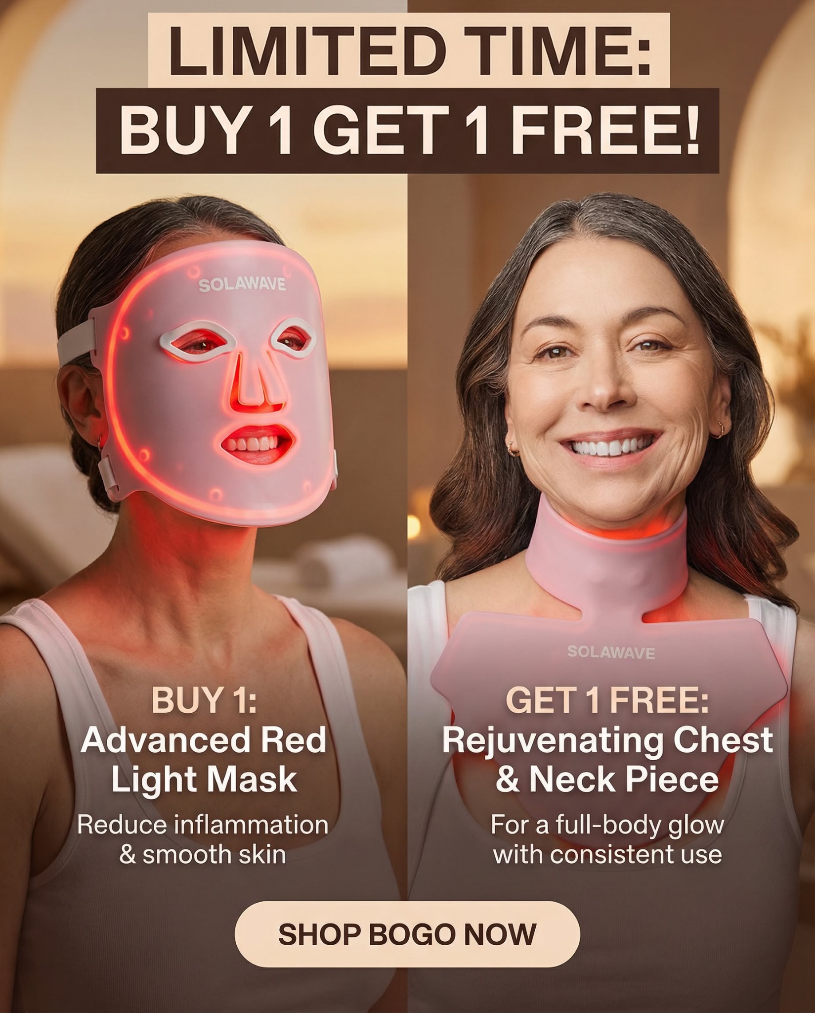 Solawave Facebook ad