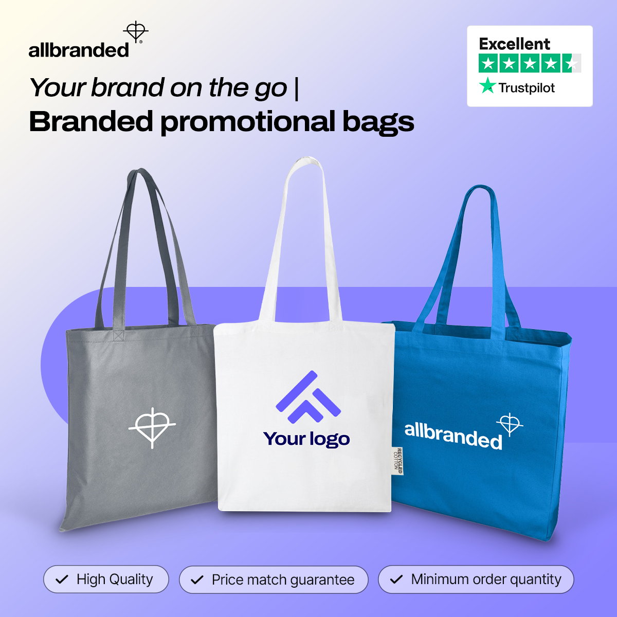 allbranded Facebook ad: Eye-catching branding works
