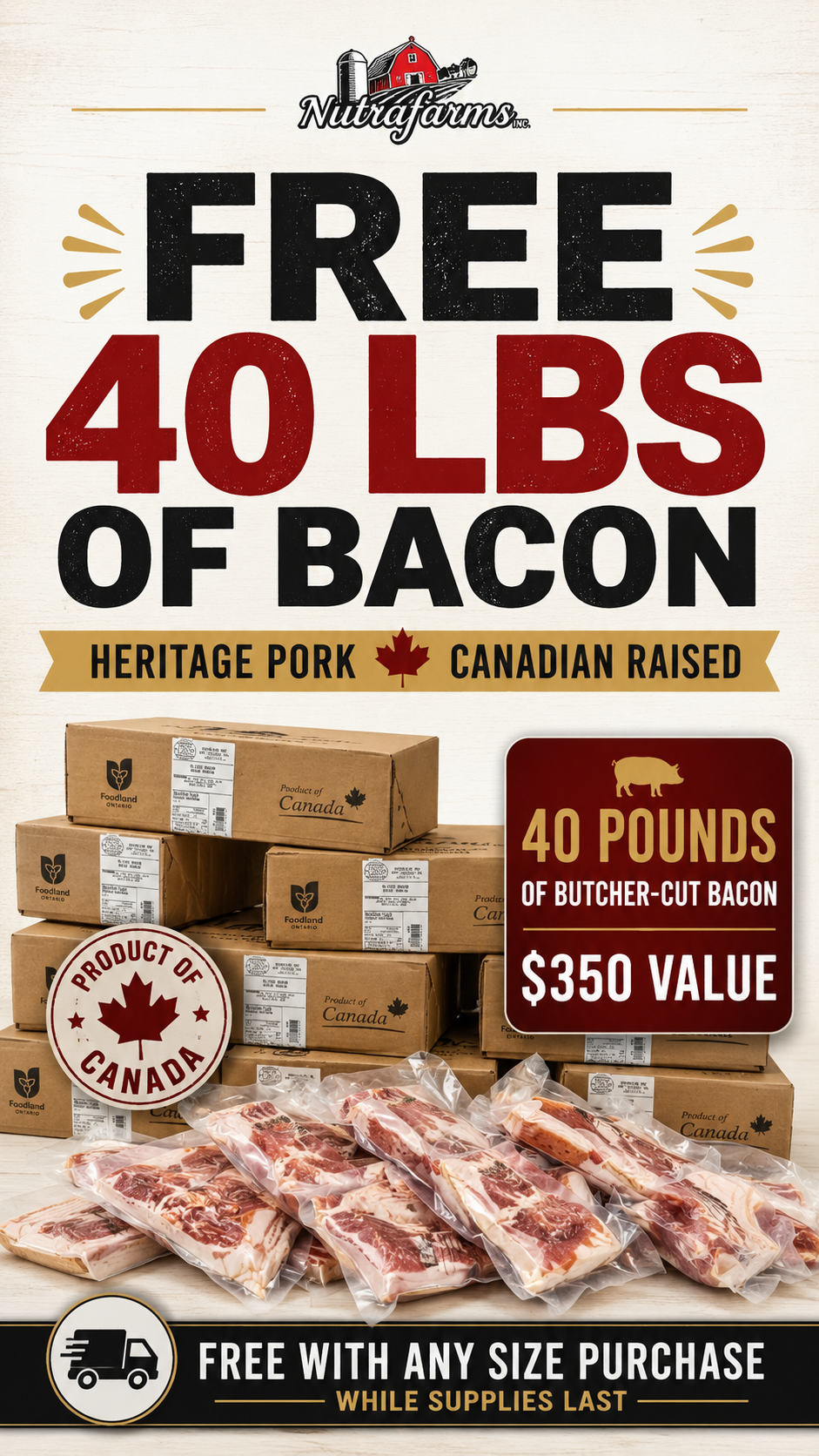 Nutrafarms Inc Facebook ad