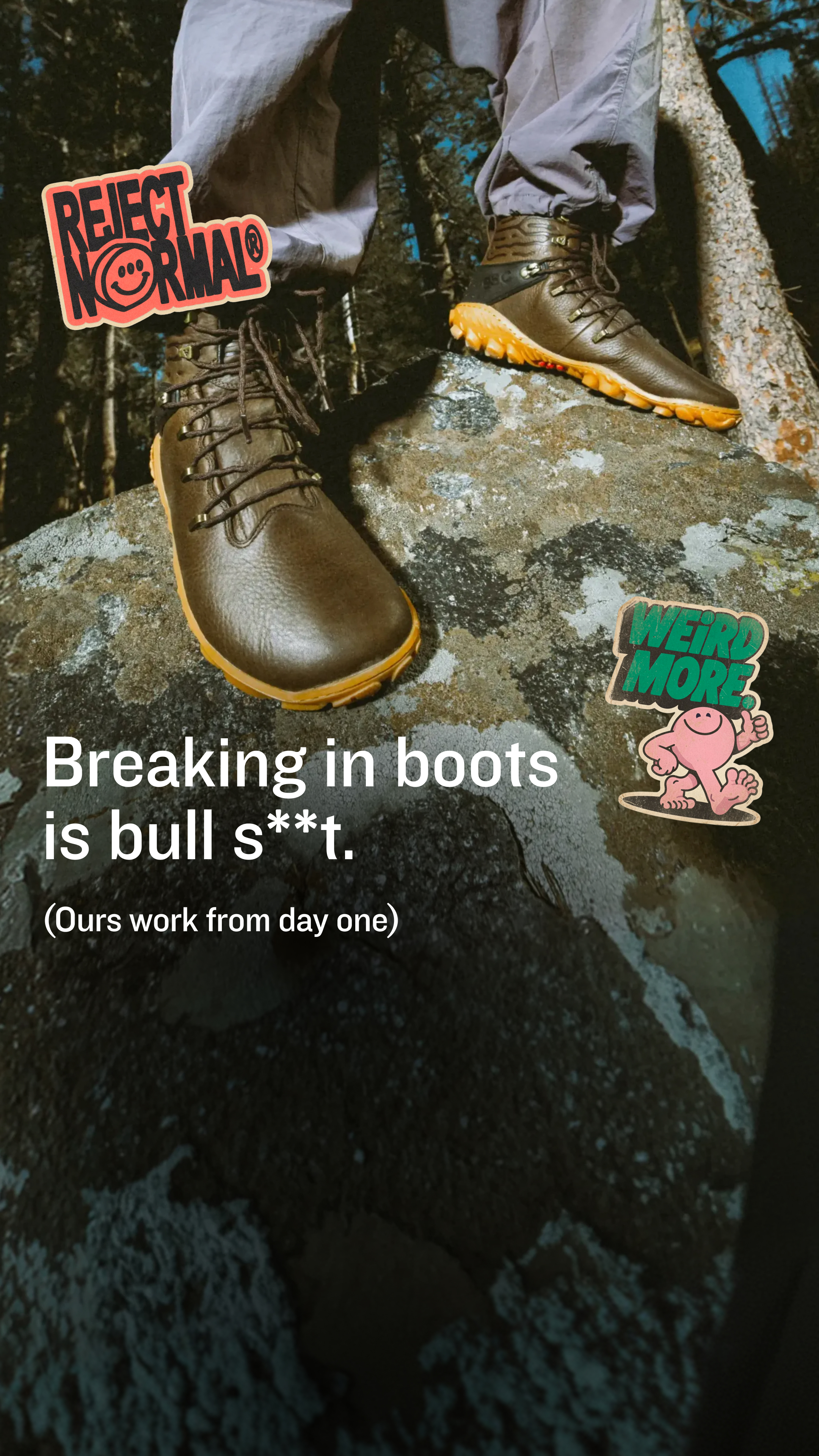 Vivobarefoot Facebook ad: Free your feet