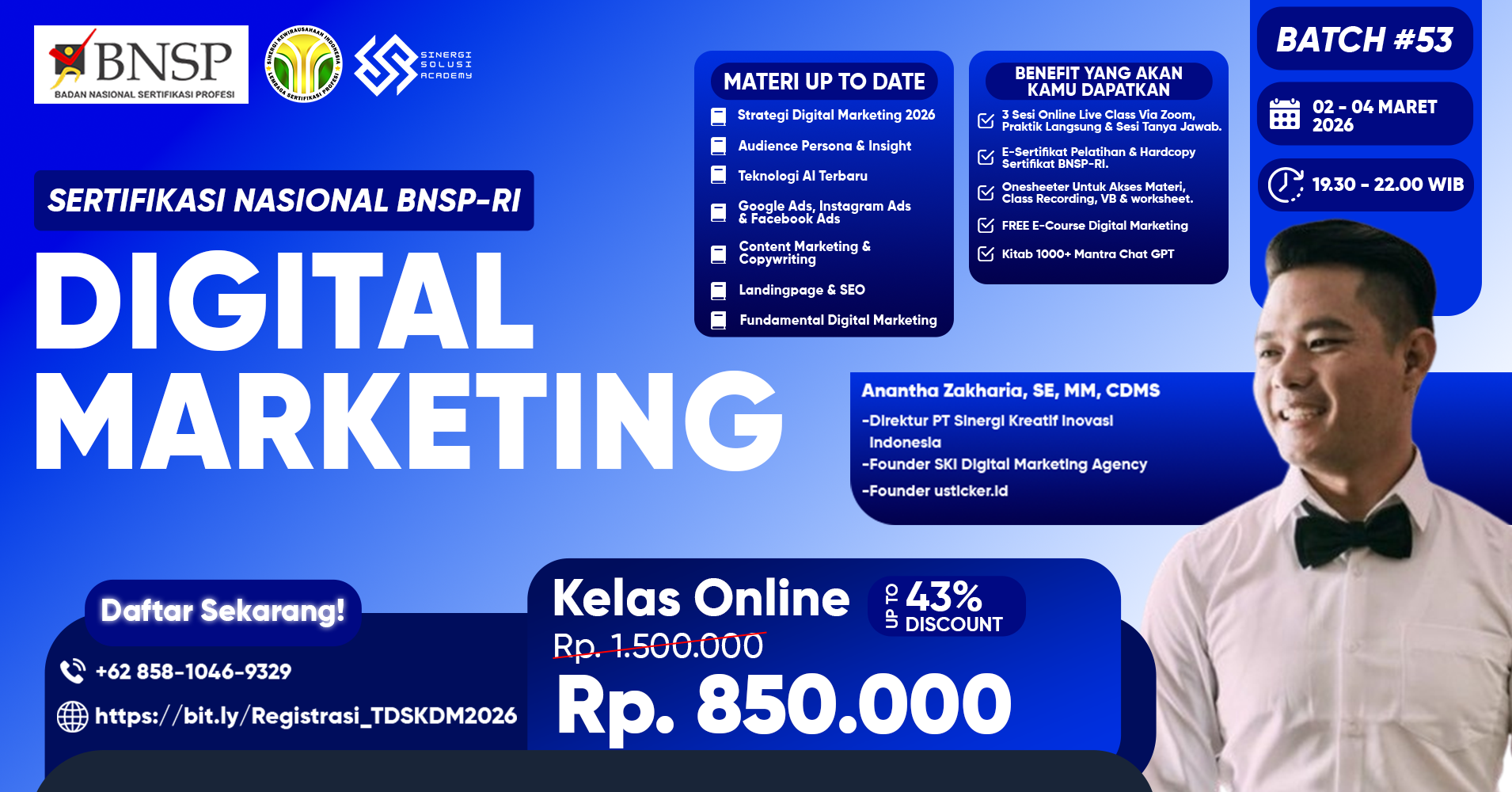 Sinergi Solusi Academy Facebook ad from Feb 4, 2026