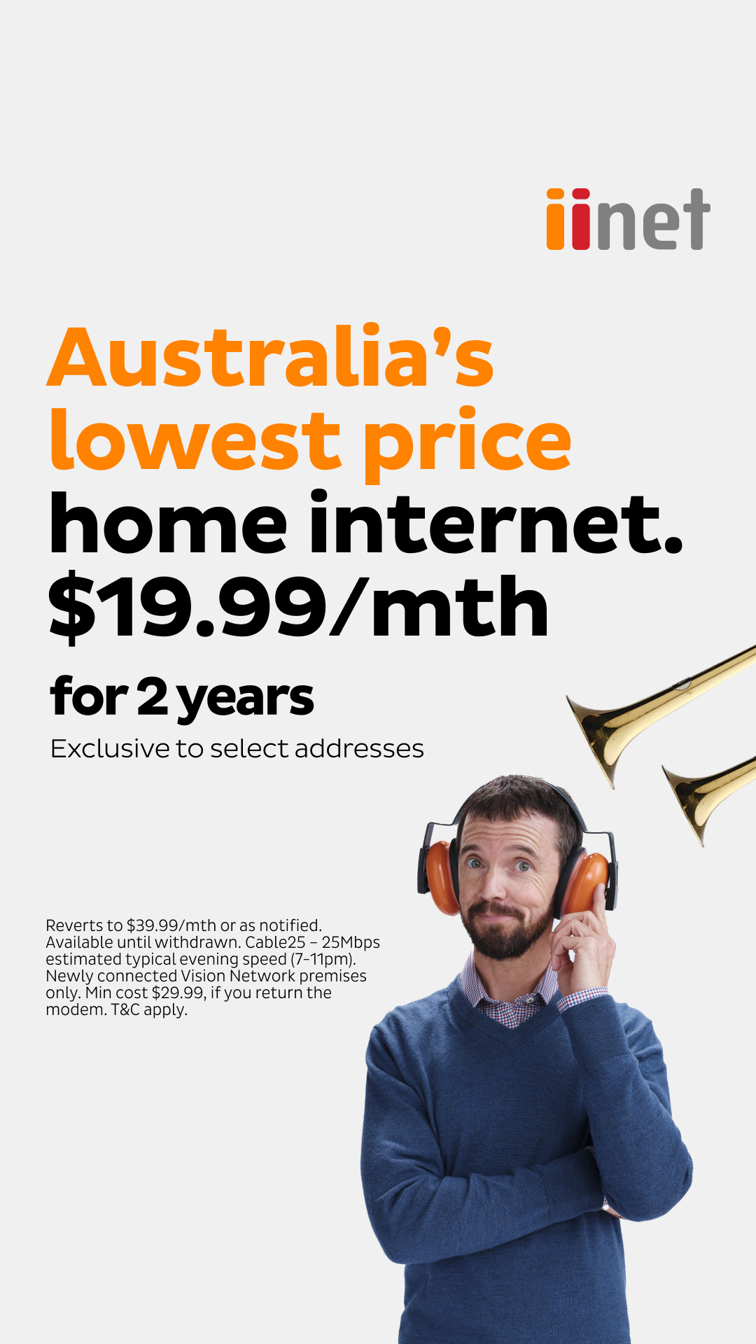 iiNet Facebook ad