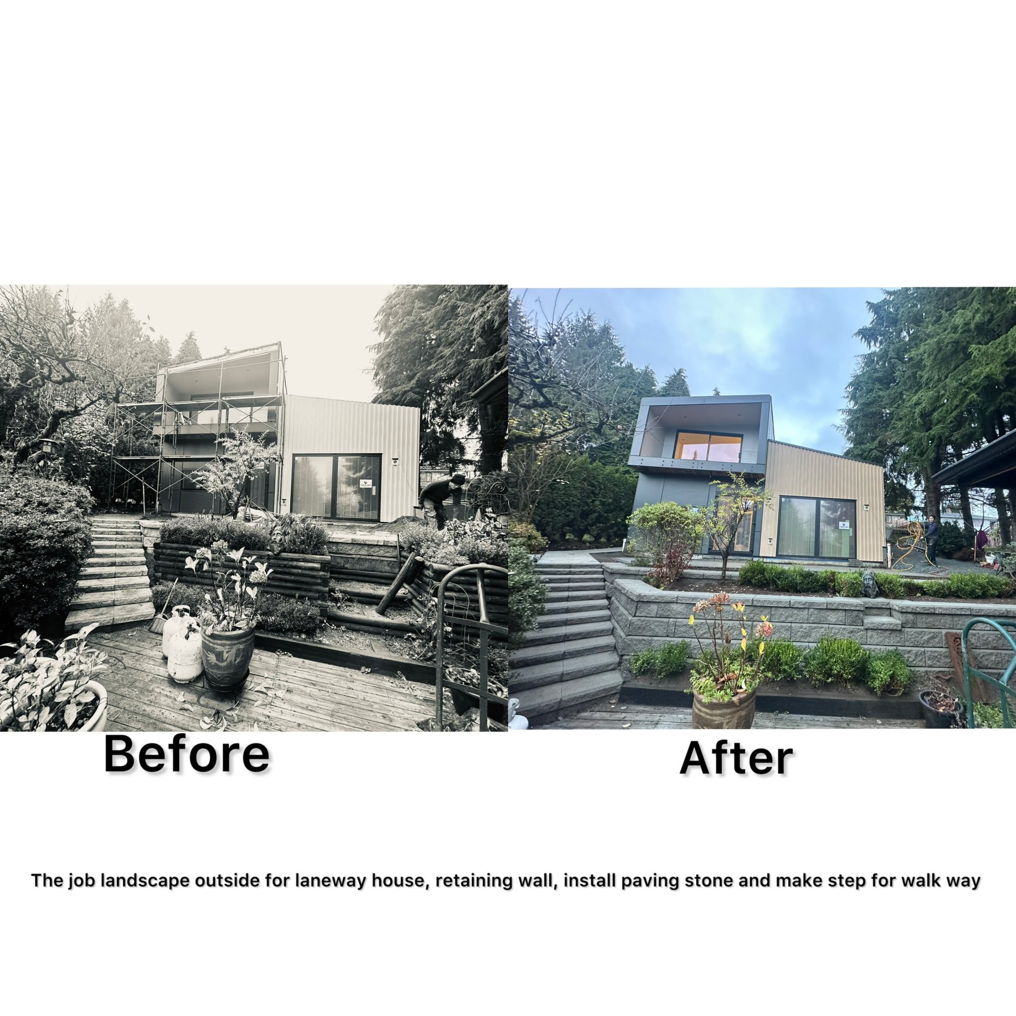 T&J Johnny house architecture, garden landscape design Facebook ad: Upgrade Your Driveway or Backyard Today!