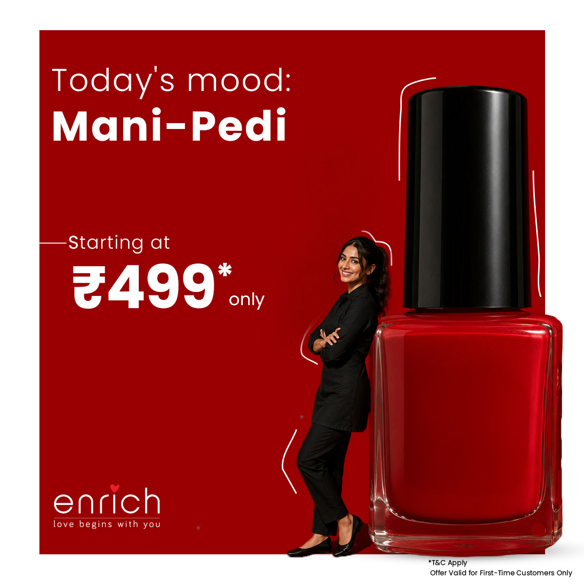 Enrich Salon Facebook ad