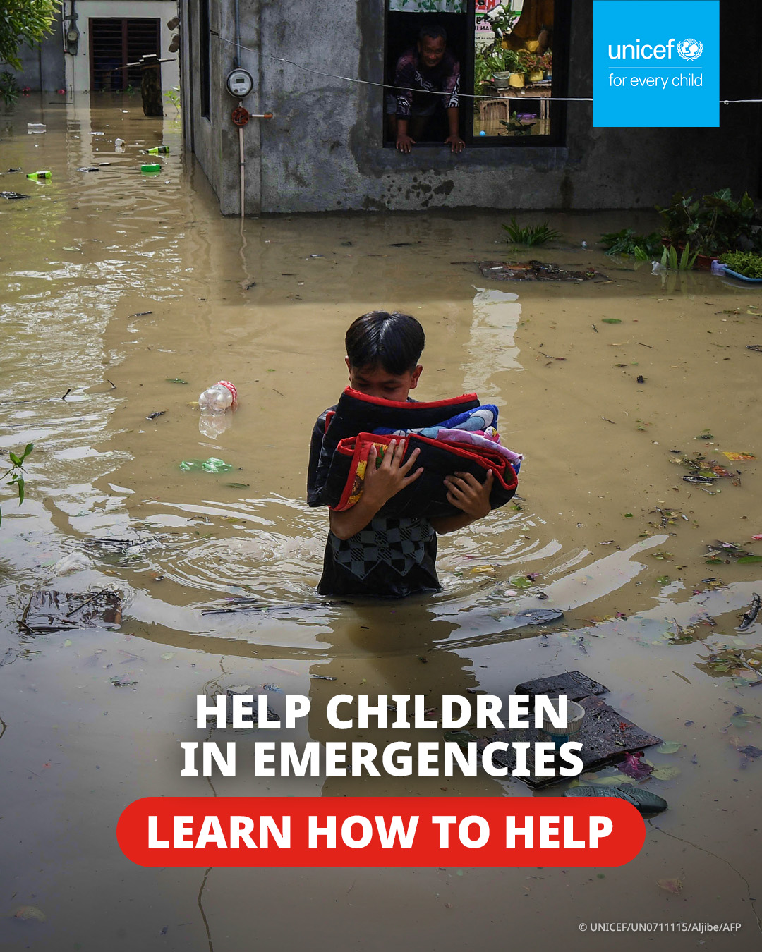 UNICEF Philippines Facebook ad