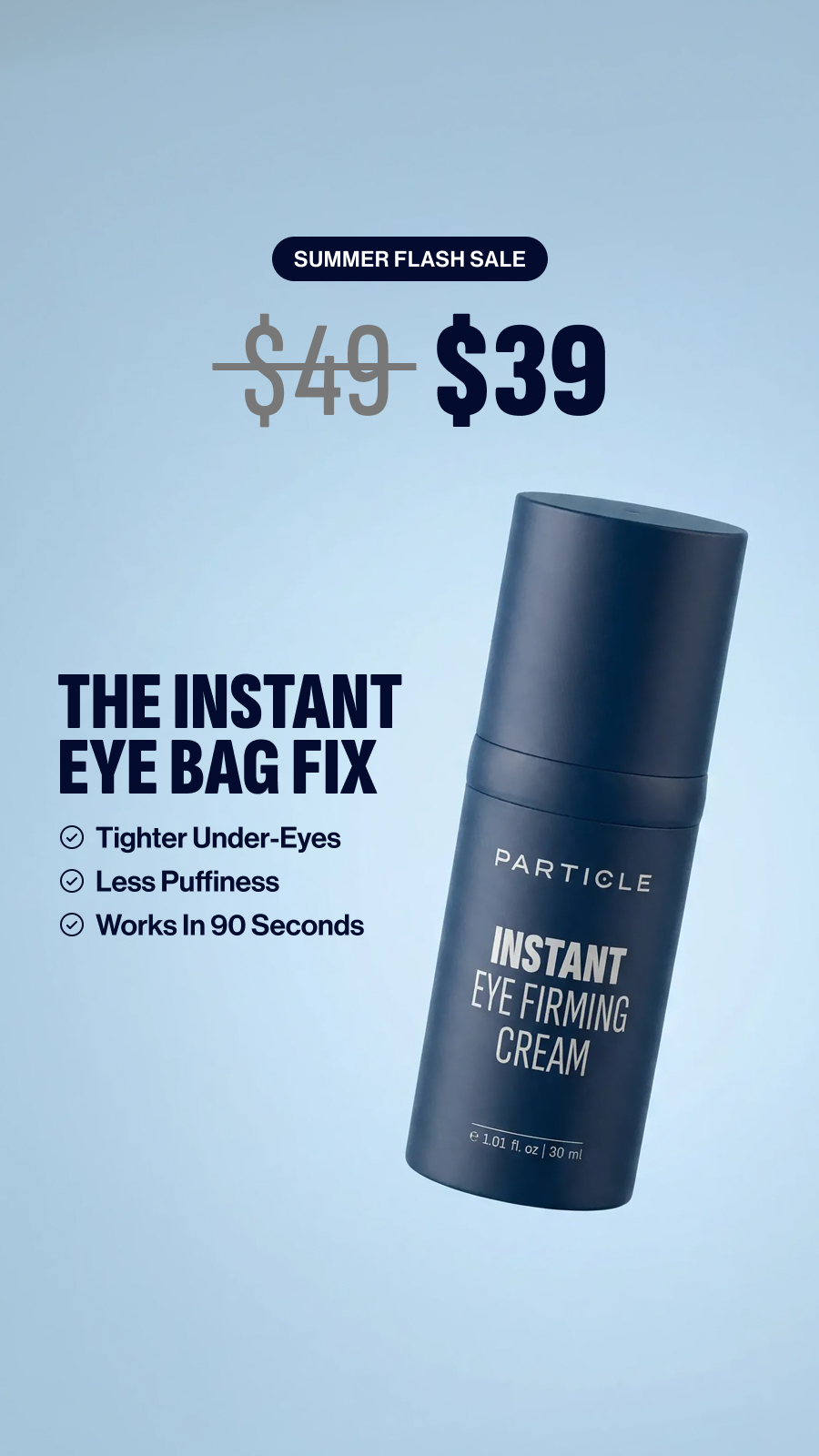 Particle Facebook ad