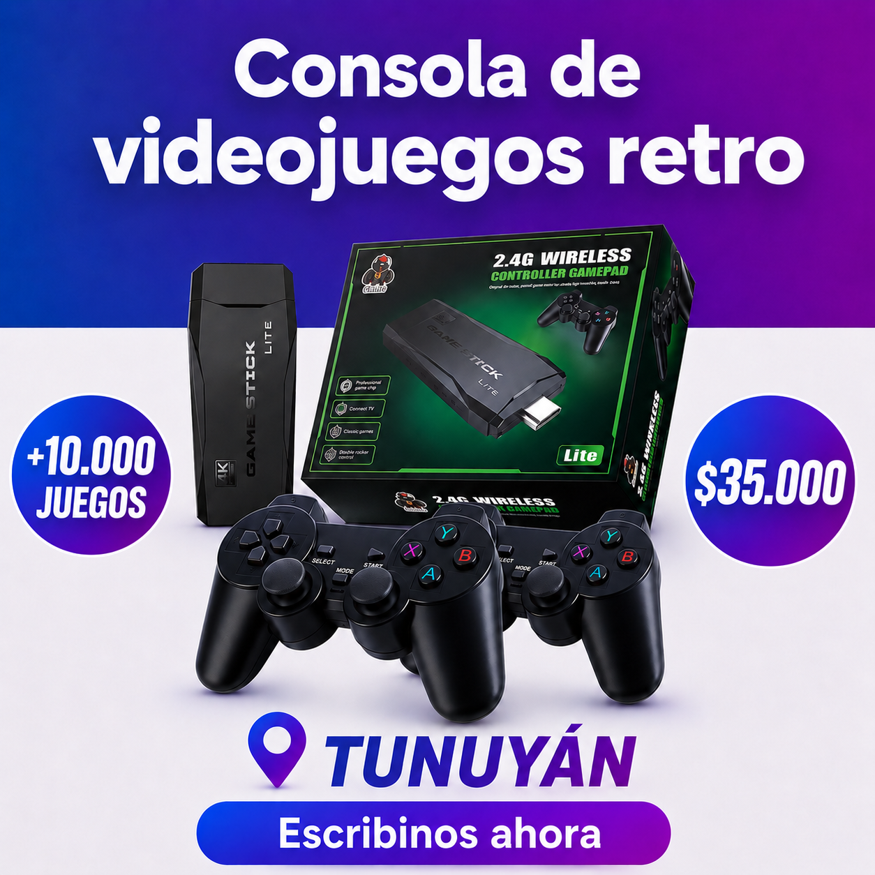 Impulso Tecno Facebook ad: Escribinos ahora