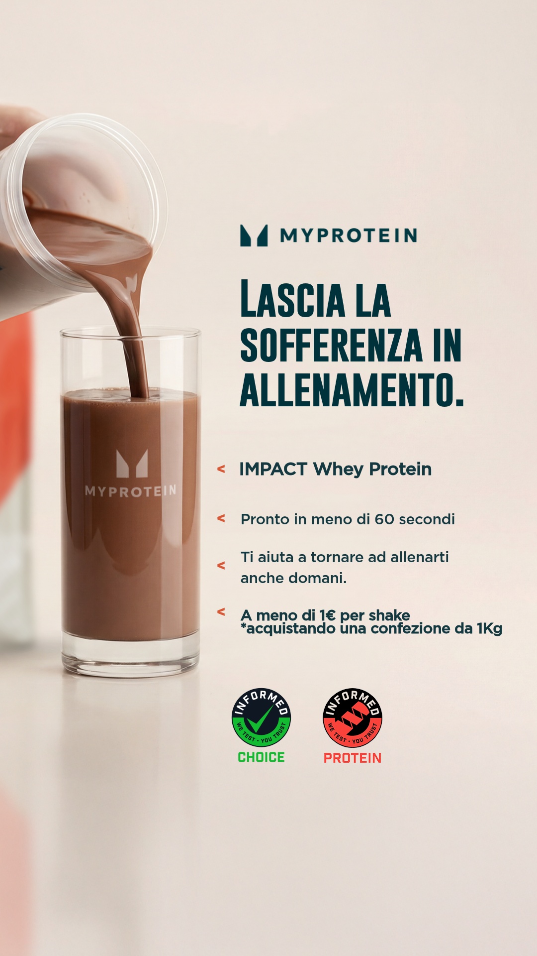 Myprotein Facebook ad