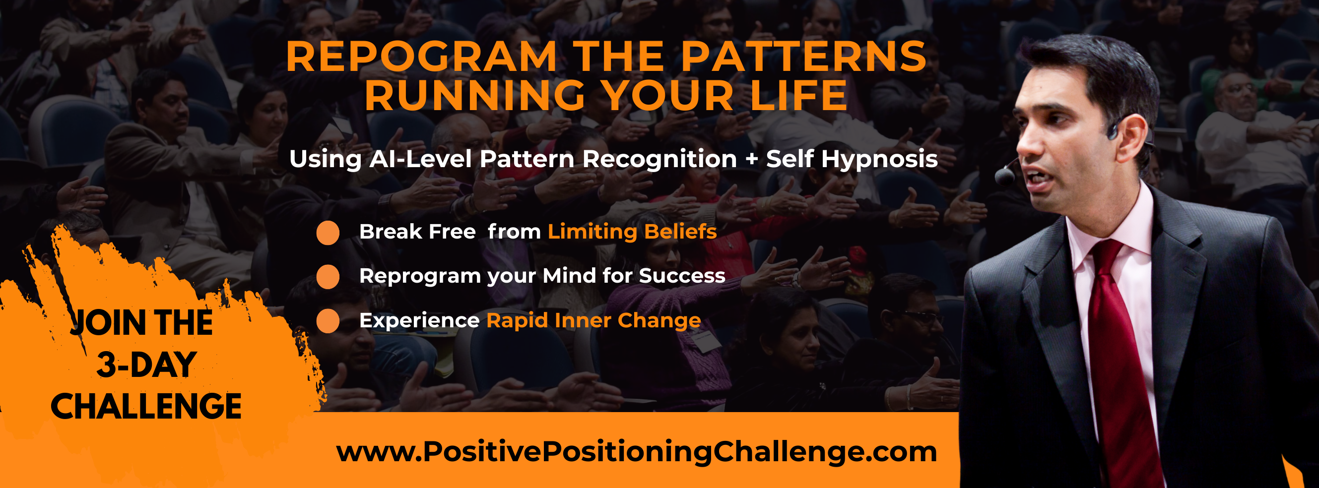 Srini Saripalli Facebook ad: Reprogram Your Mind