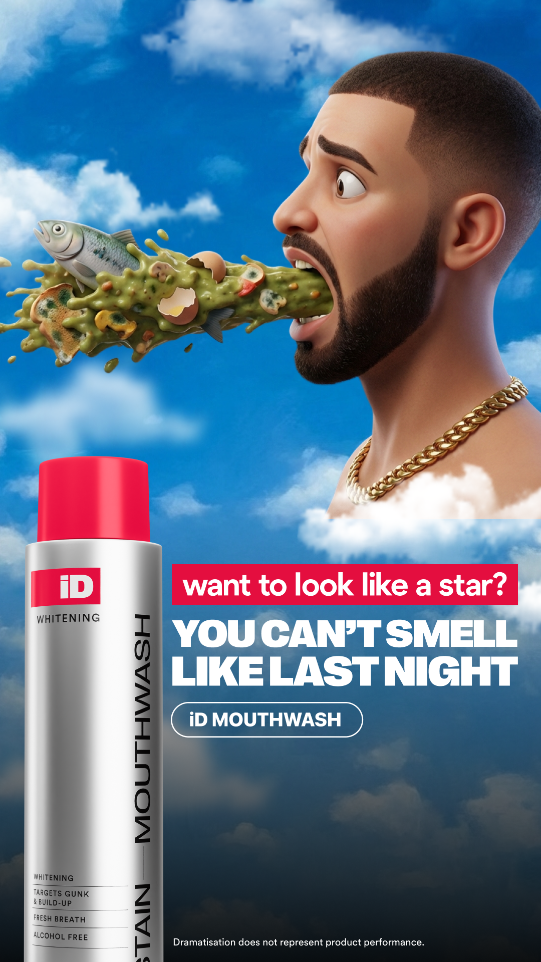 Hismile Facebook ad