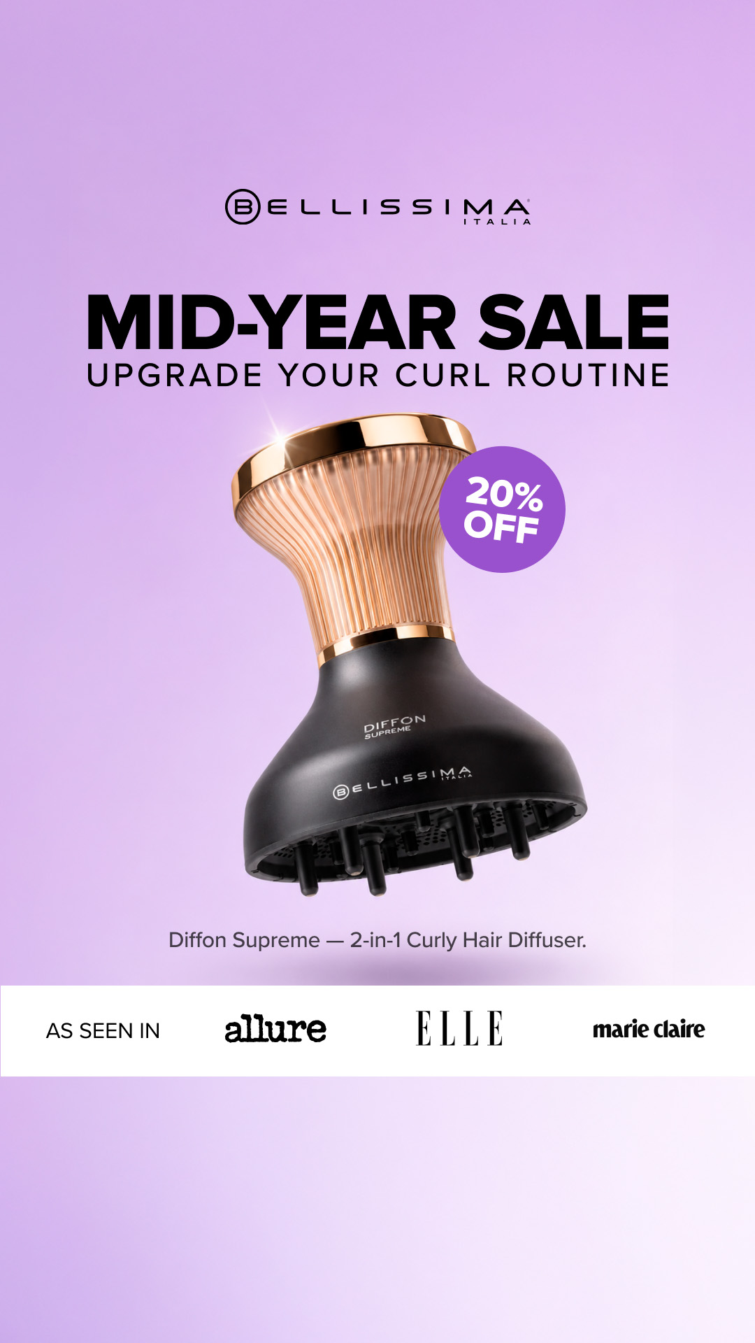 Bellissima Hair Tools Facebook ad