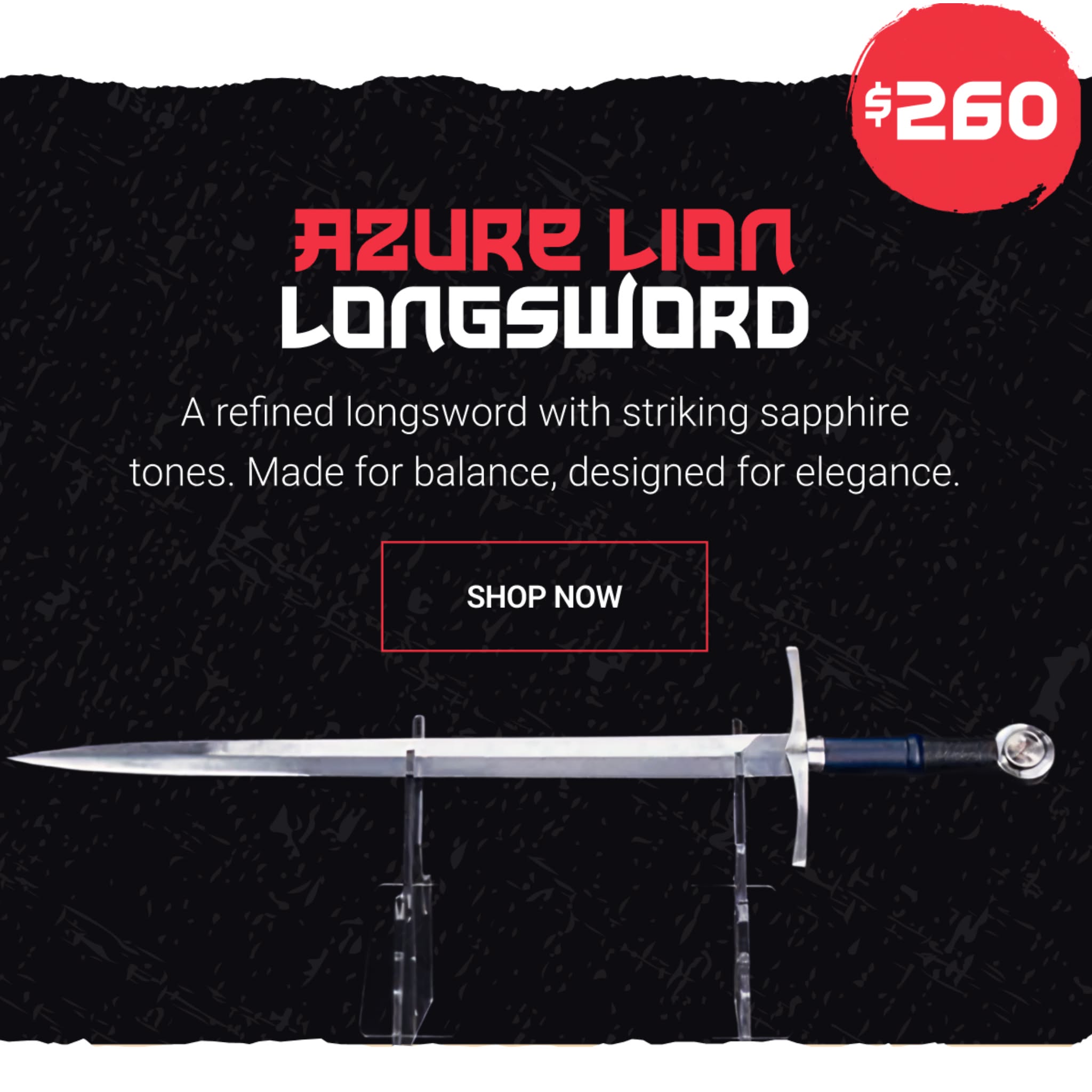 Katana SwordCom Facebook ad