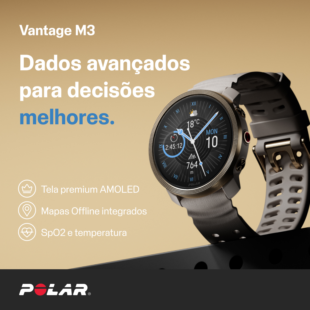 PolarBrasil Facebook ad: Conheça o Vantage M3