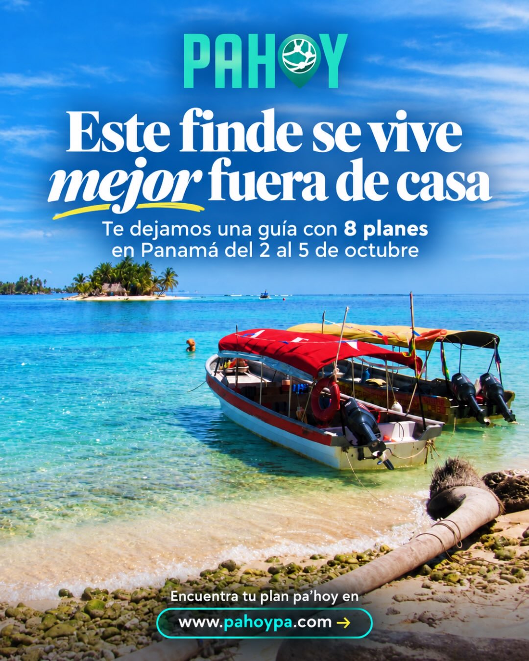 QuehayPahoy Panama Facebook ad: ¿Todavía sin plan pa’l finde?