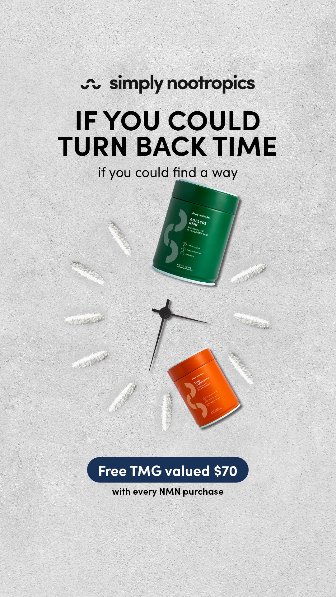 Simply Nootropics Facebook ad