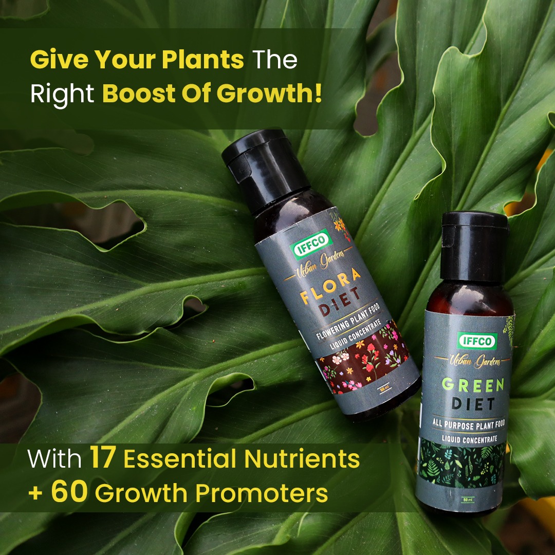 IFFCO Urban Gardens Facebook ad: Pamper your urban garden with growth-fostering nutrients