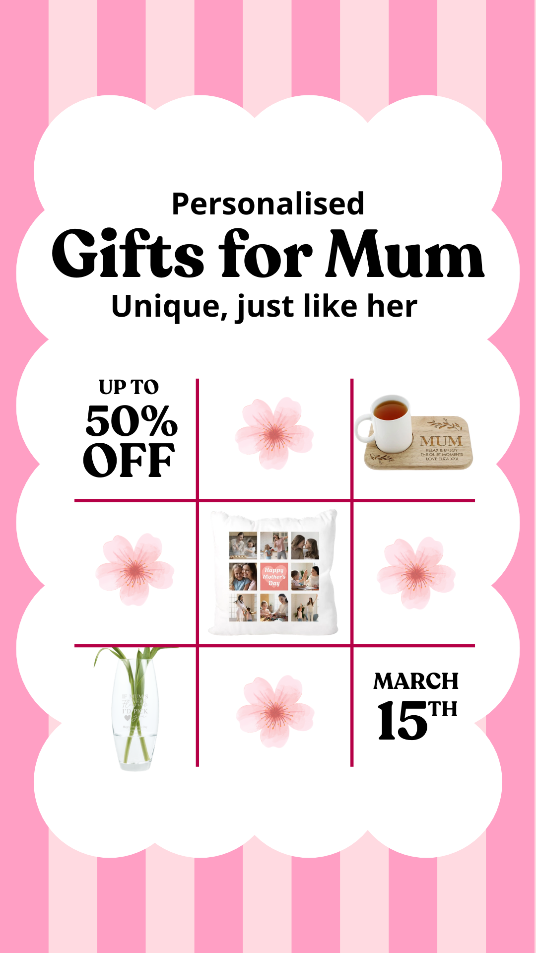 Personalised Gifts Shop Facebook ad