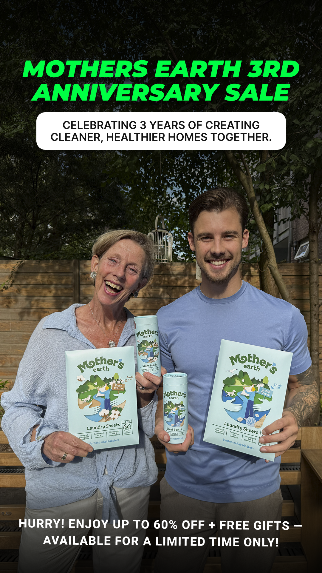 Mothers Earth Facebook ad