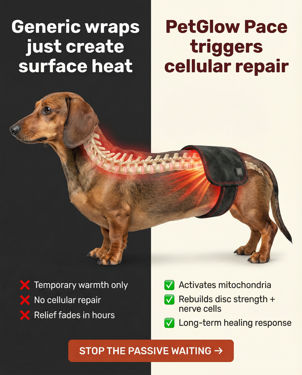 Amy's Dog Diary Facebook ad: Try PetGlow Risk-Free Today