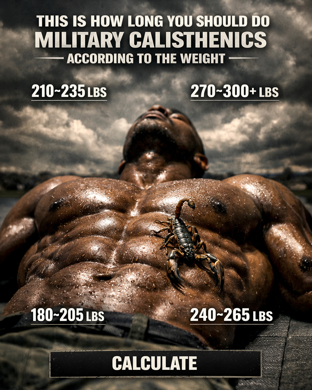 Military Training System Facebook ad: Feel Strong and Unstoppable with Military Workouts