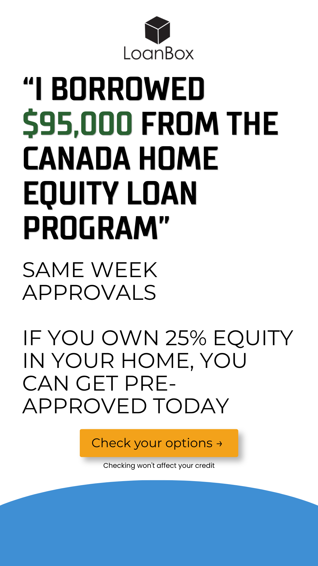LoanBox Facebook ad