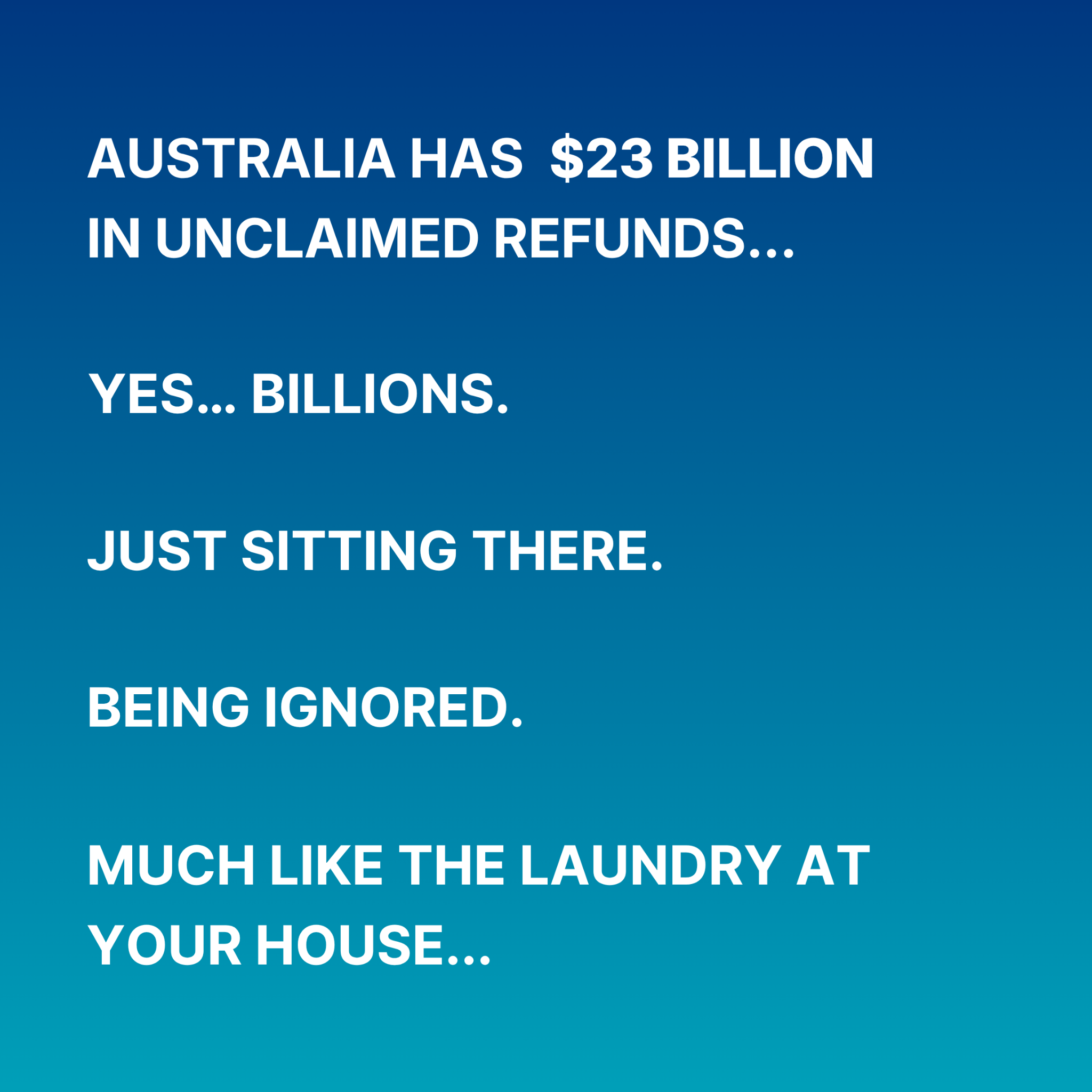 21st Century Consulting Facebook ad: Australians are missing out on over $23B in…