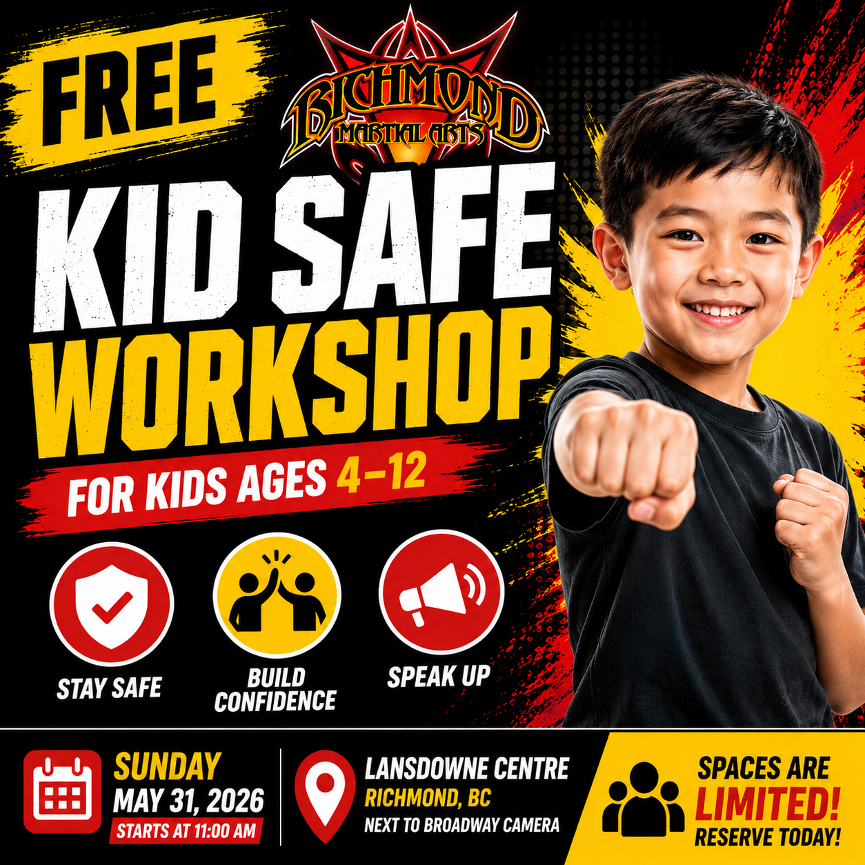 Richmond Martial Arts Facebook ad