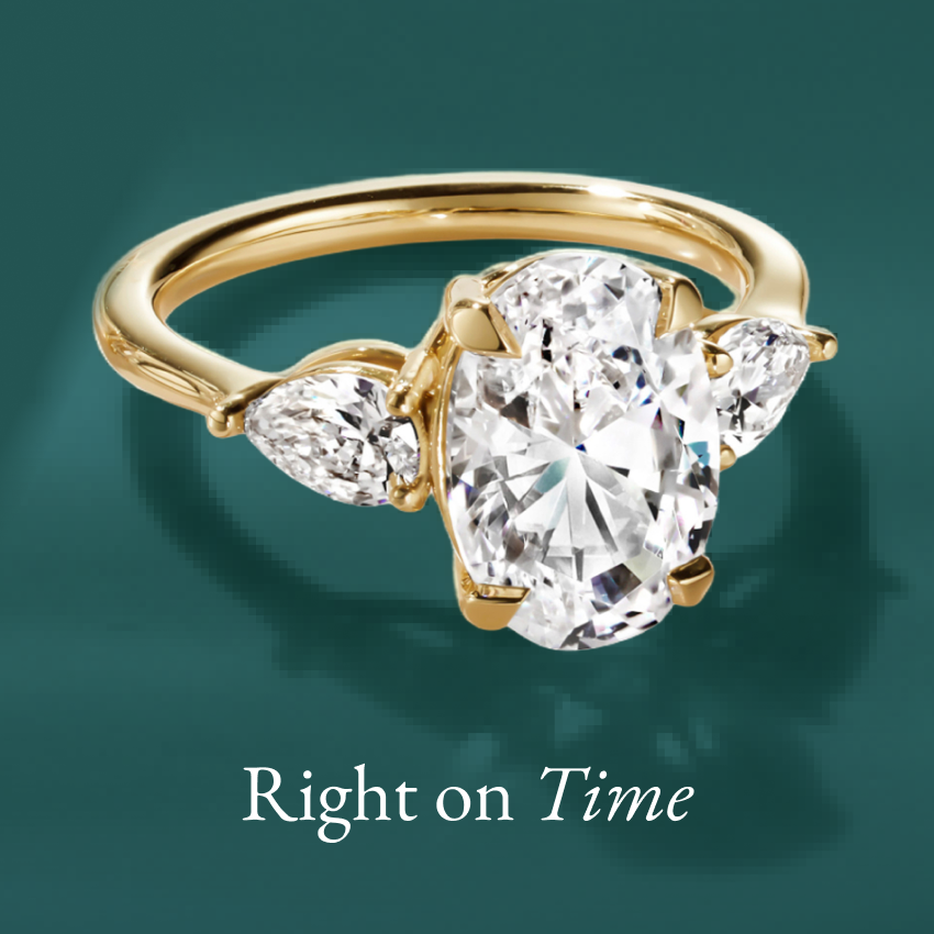 Brilliant Earth Facebook ad: Right On Time