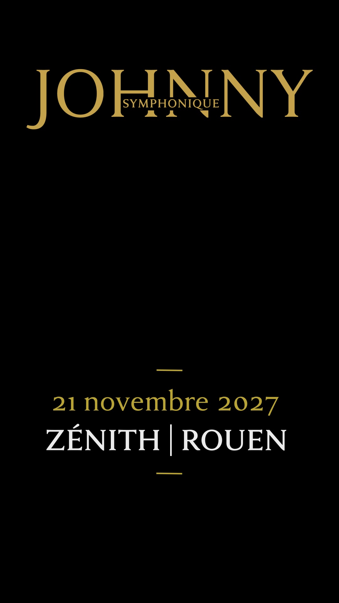 Johnny Symphonique Tour - Officiel Facebook ad: L’histoire continue… En tournée dans toute la France…