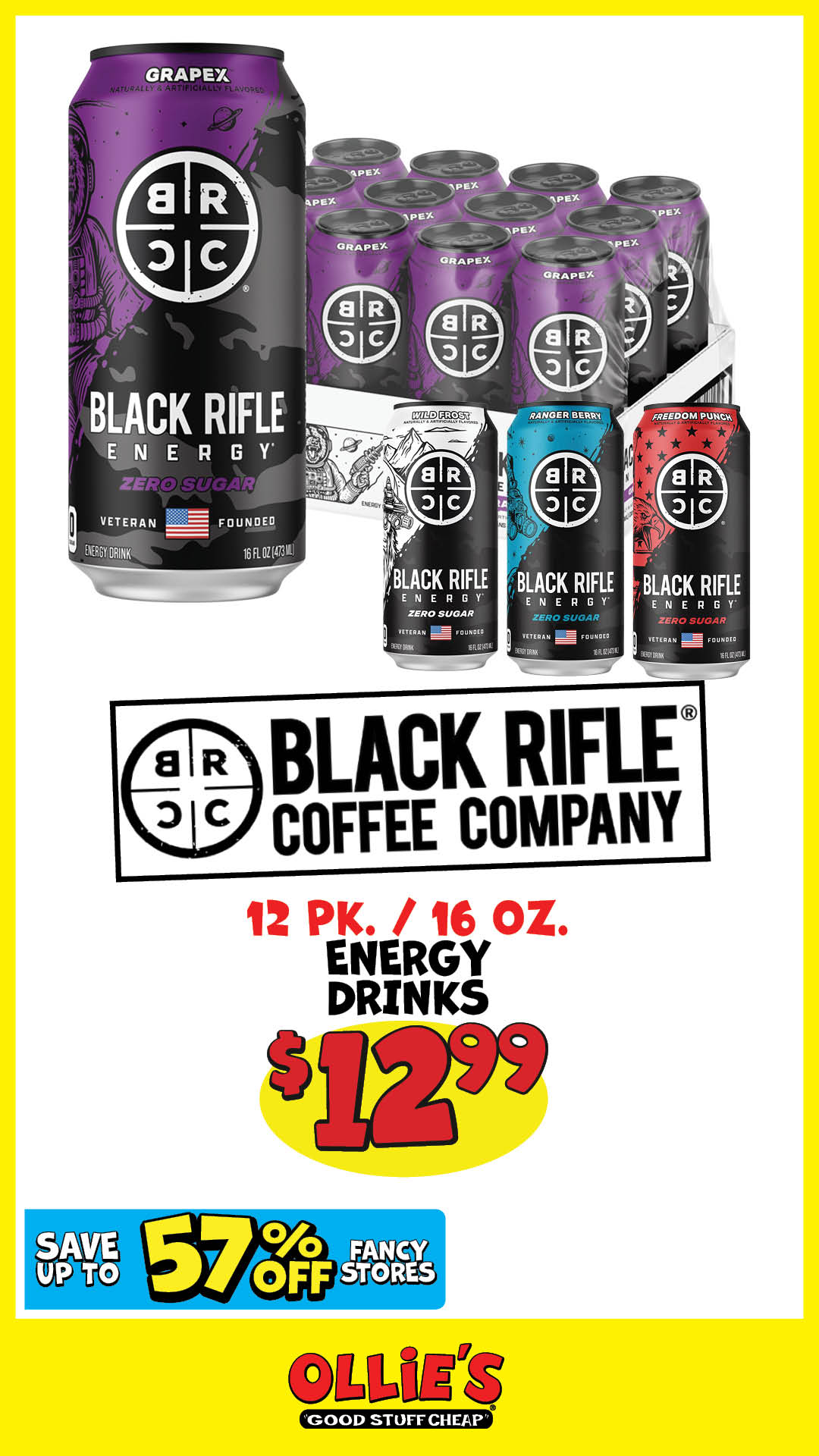 Ollie's Facebook ad: up to 70% off!