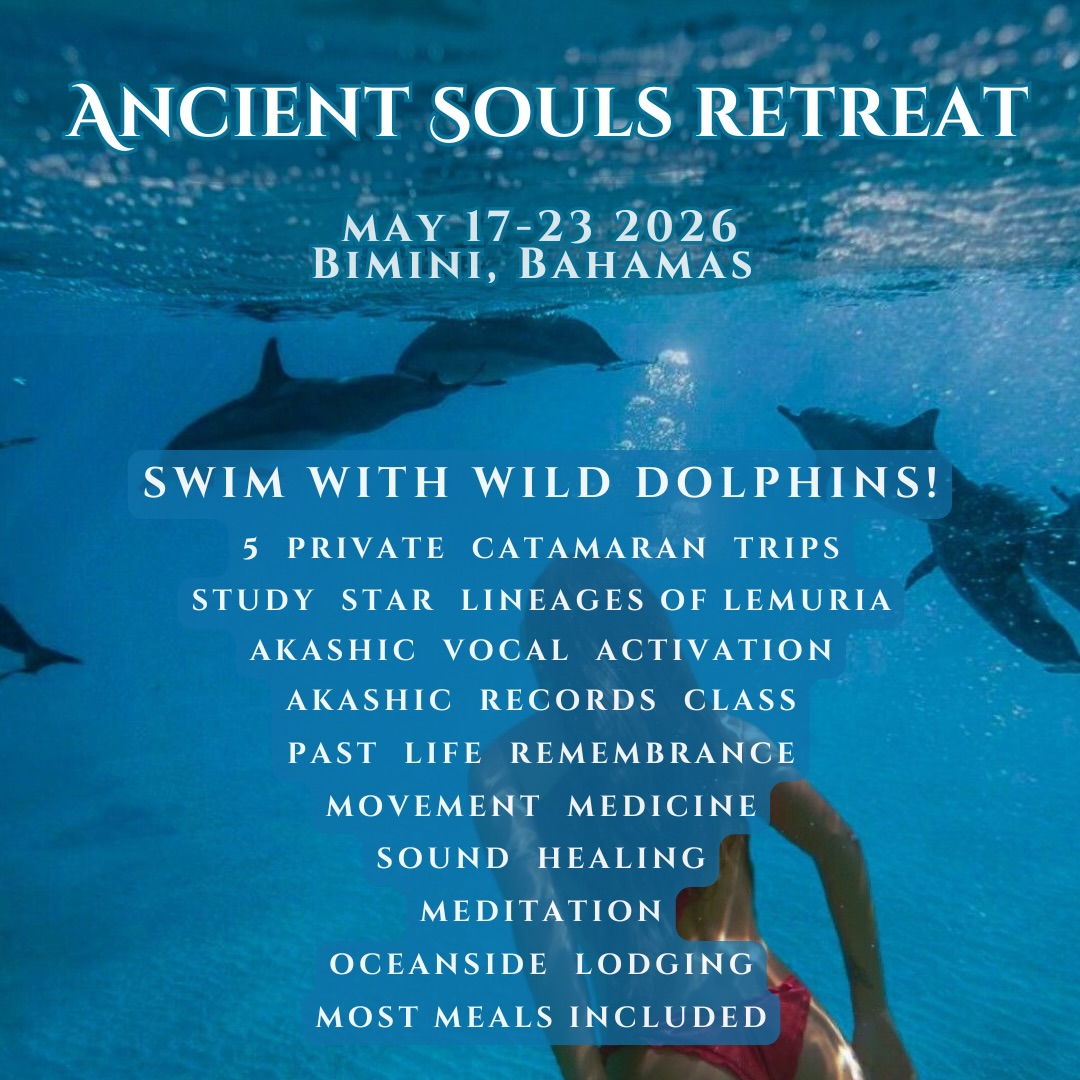 Ancient Souls Retreat Facebook ad: Bimini | Ayshra Lumina Site
