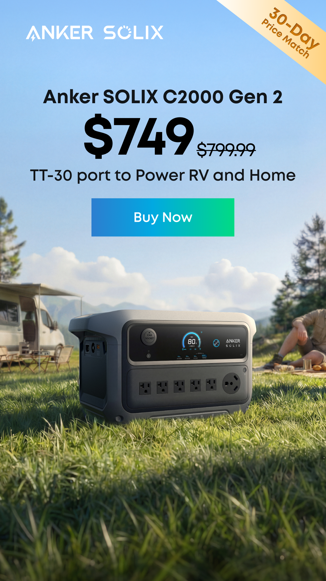 Anker SOLIX Facebook ad