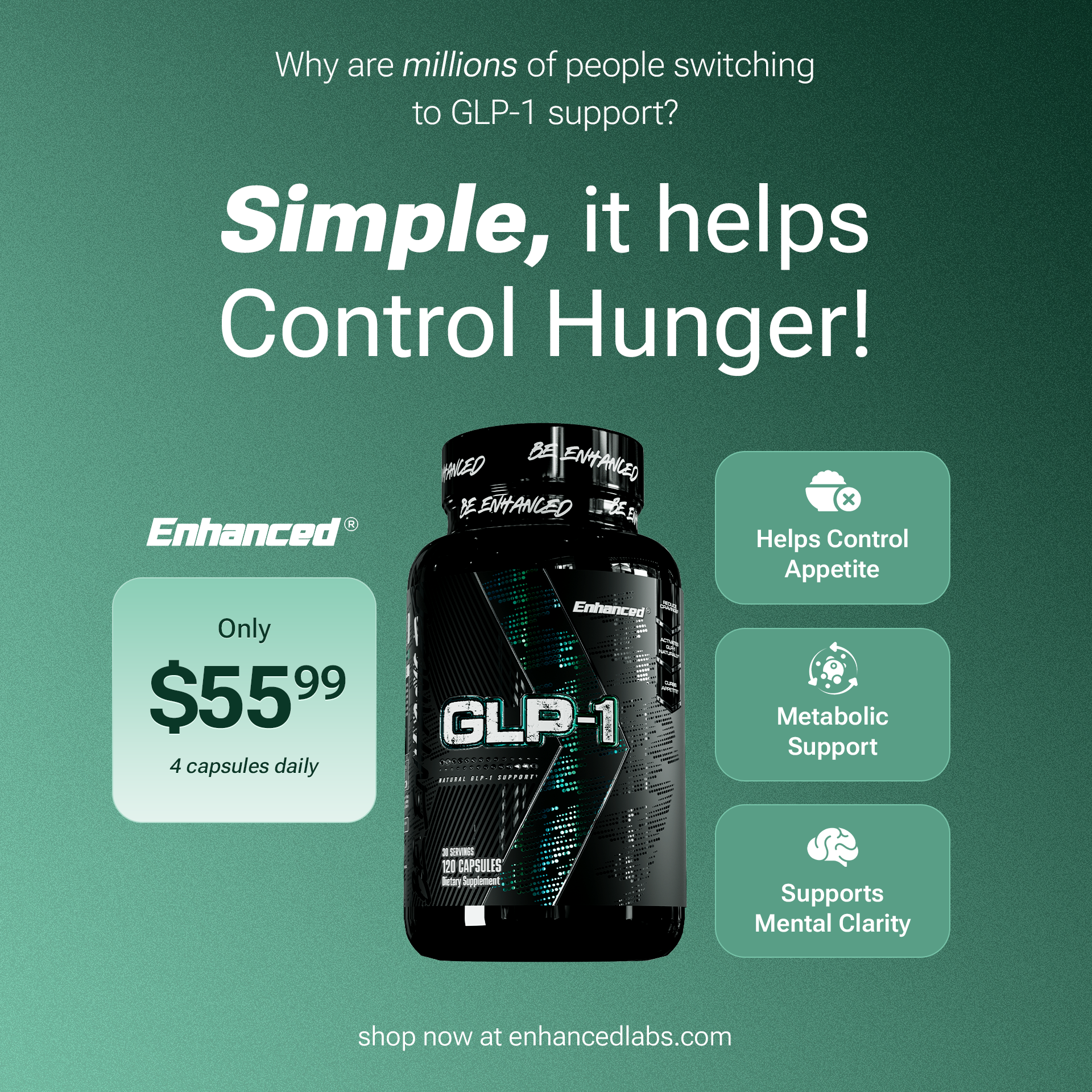 Enhanced Labs Facebook ad