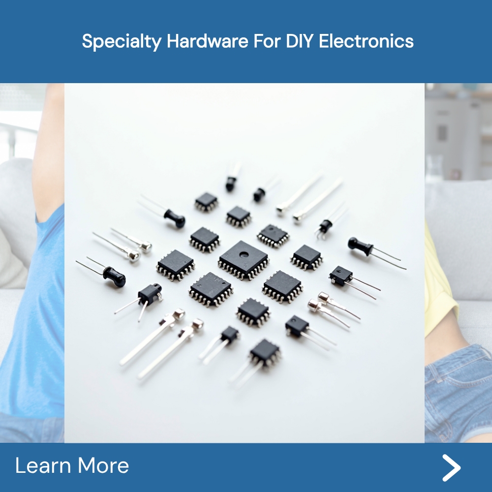 Turbo Reads Diary Facebook ad: Specialty Hardware For Diy Electronics.