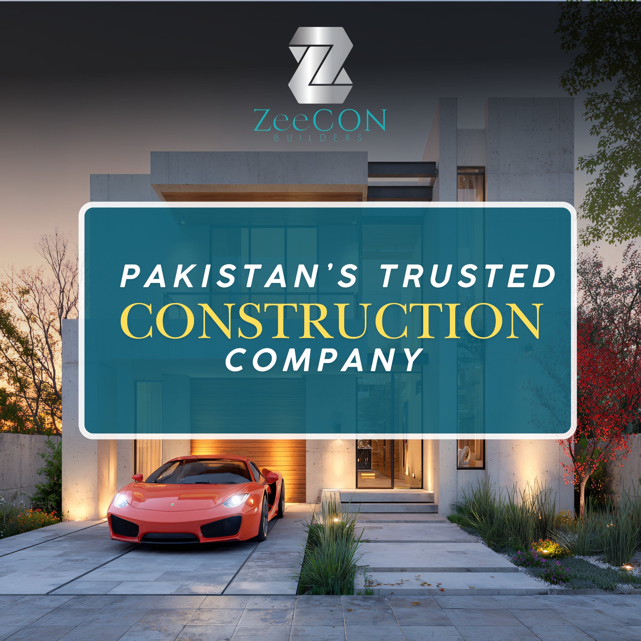 Zeecon Builders Facebook ad: Pakistan’s trusted construction company