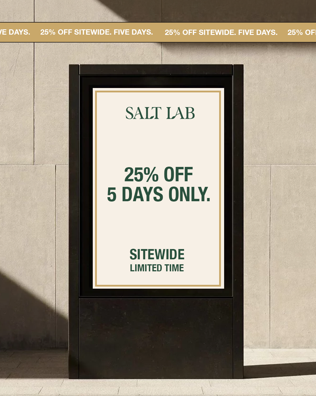 Salt Lab Facebook ad