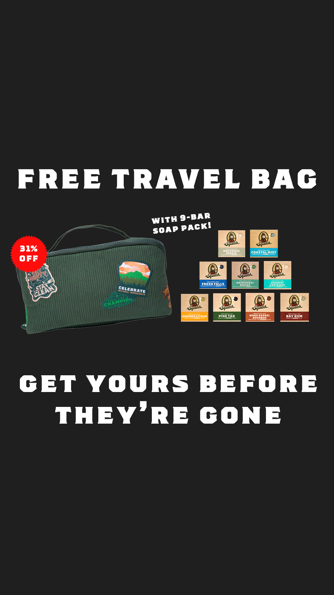 Dr. Squatch Facebook ad
