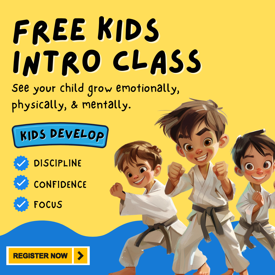 Moore's Martial Arts - Stockton Facebook ad: Free Kids Intro Class!